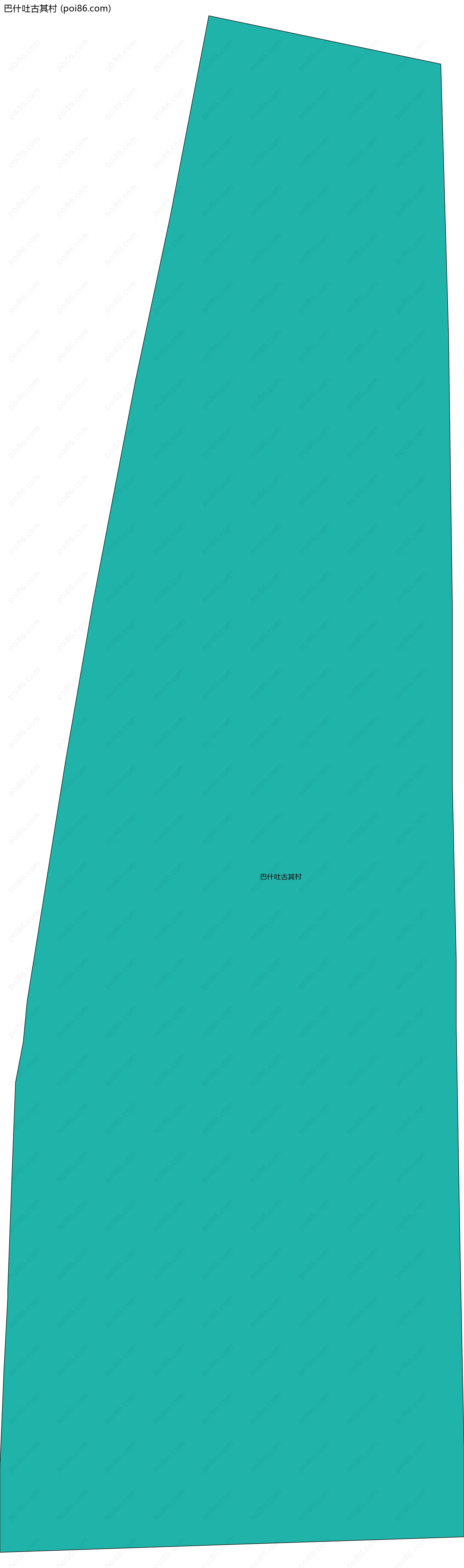 巴什吐古其村边界地图