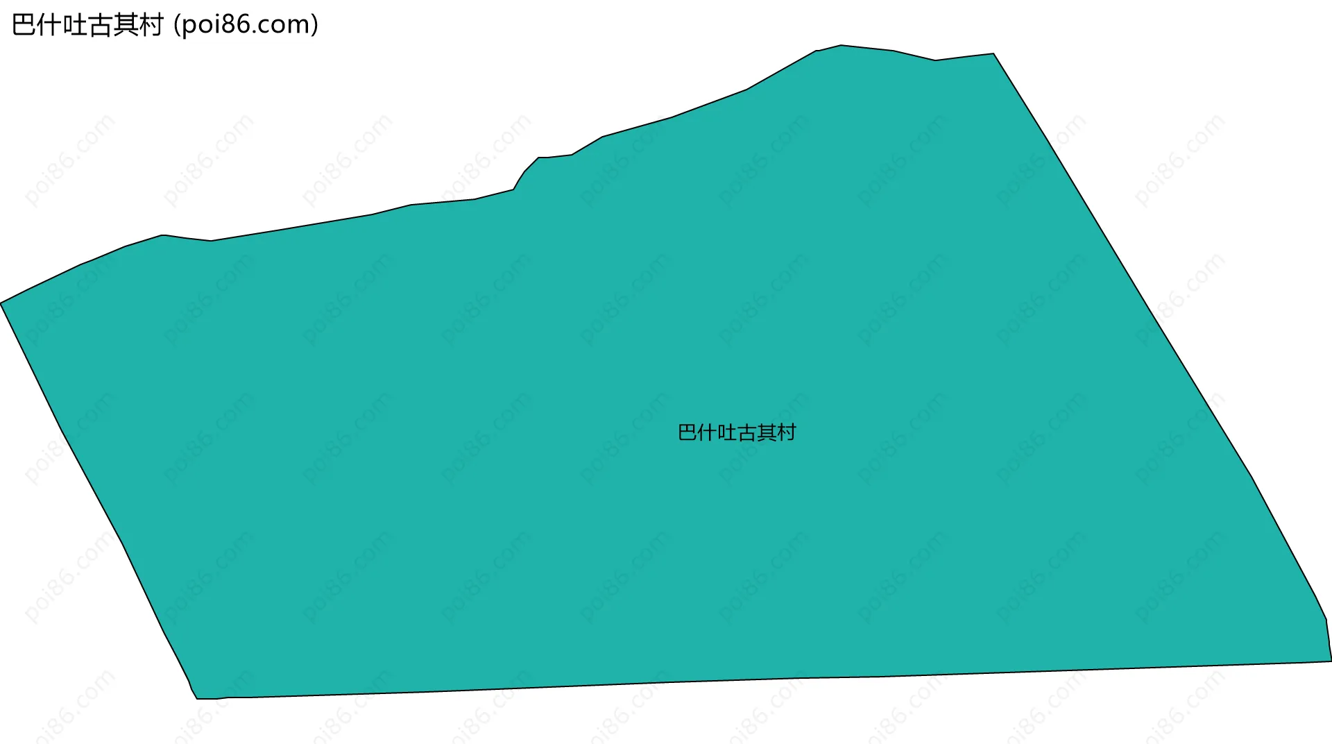 巴什吐古其村边界地图