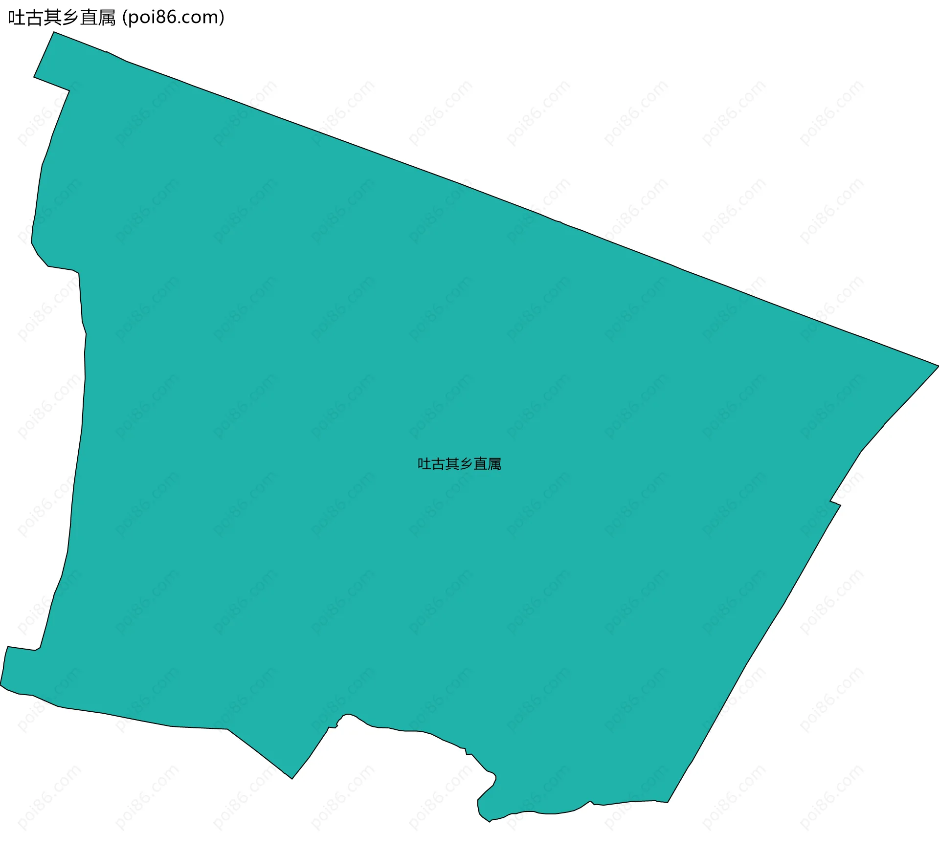 吐古其乡直属边界地图
