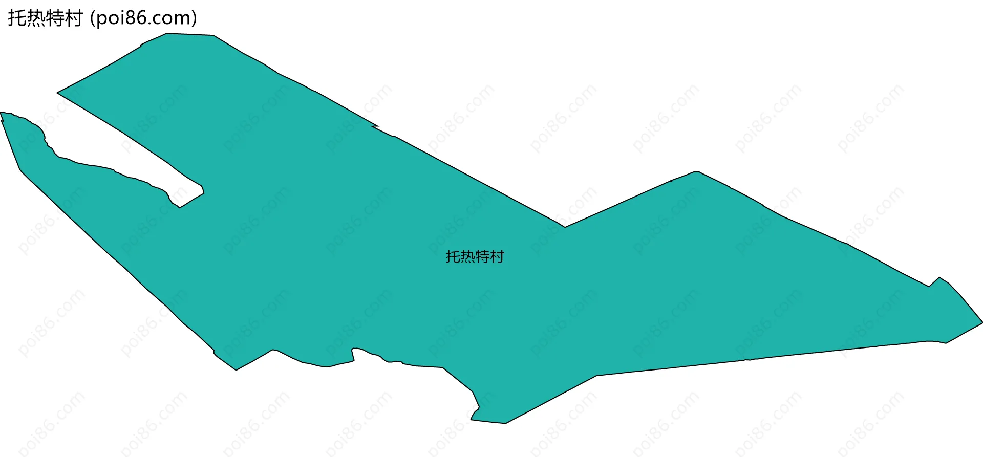 托热特村边界地图