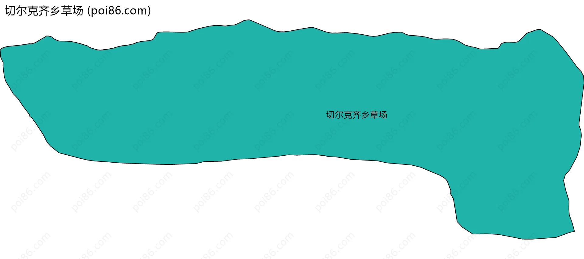 切尔克齐乡草场边界地图