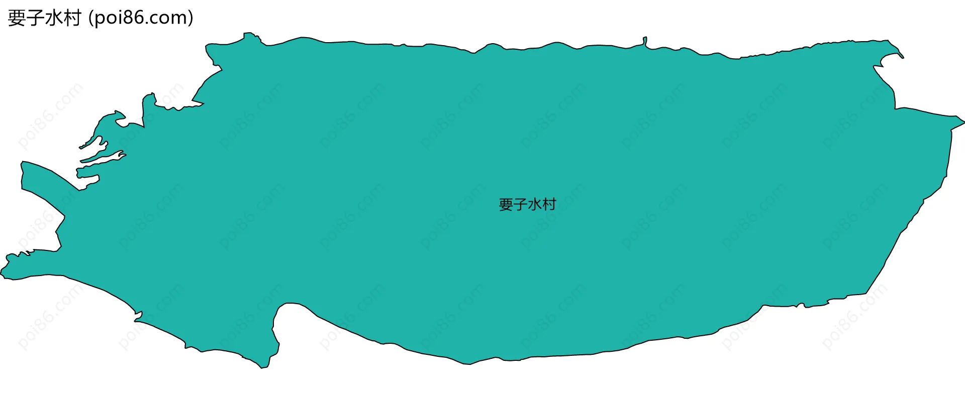 要子水村边界地图