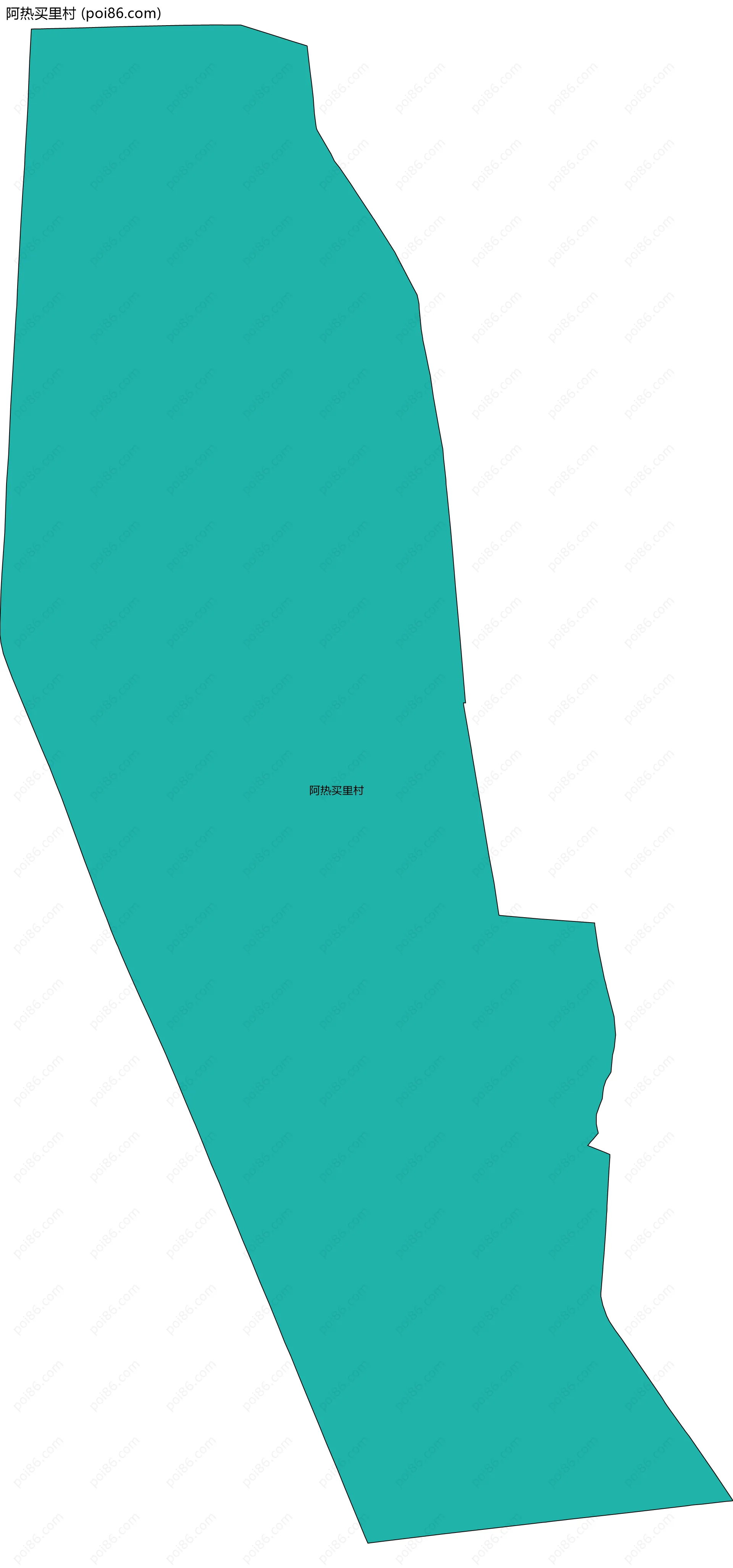 阿热买里村边界地图