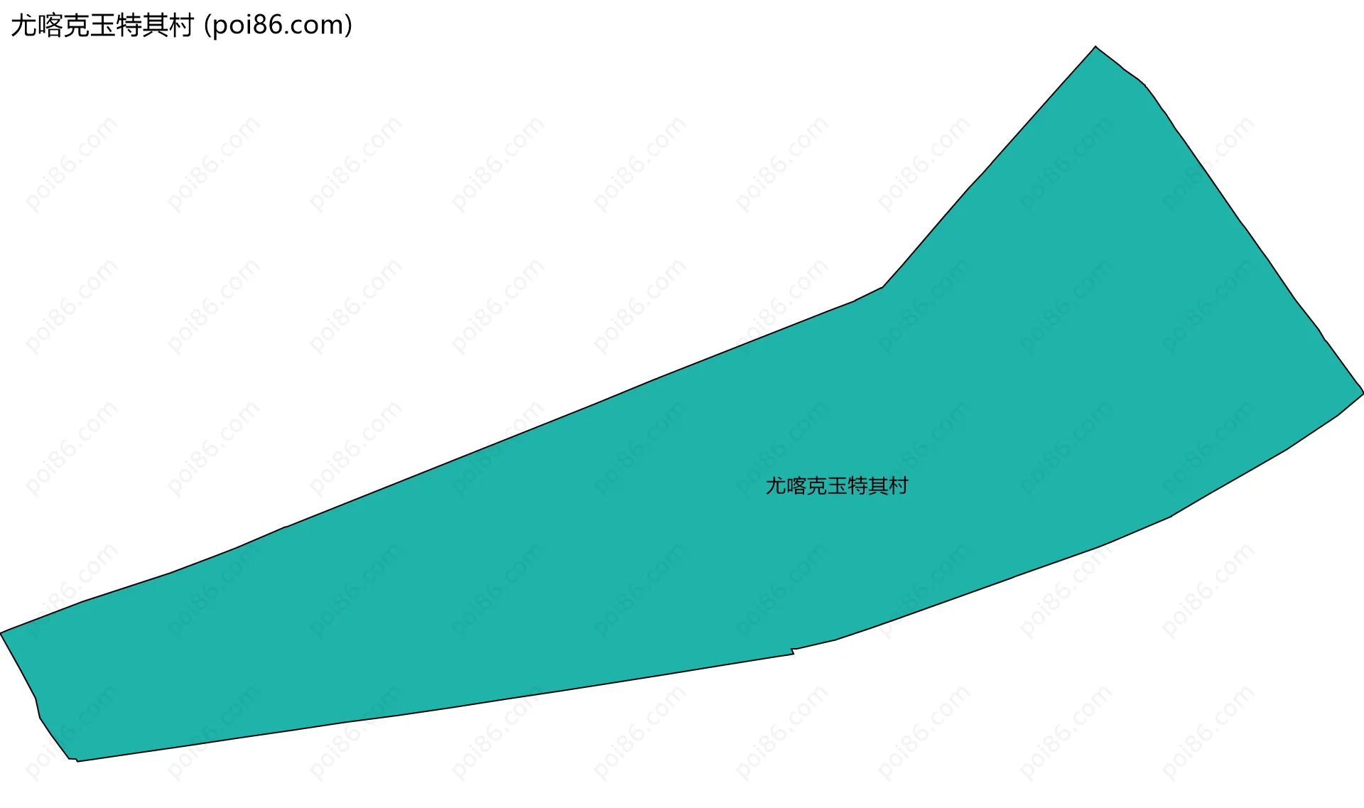 尤喀克玉特其村边界地图