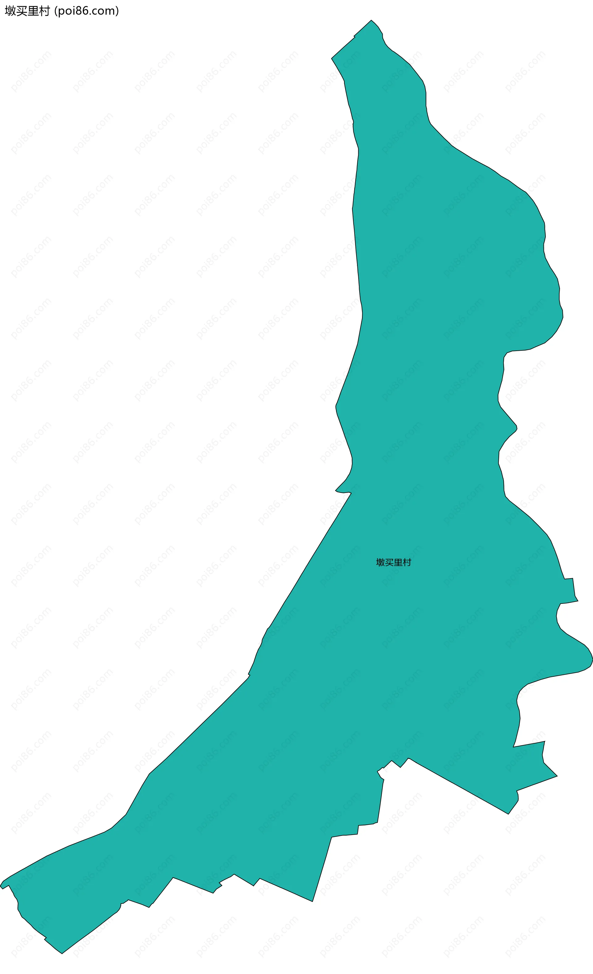 墩买里村边界地图