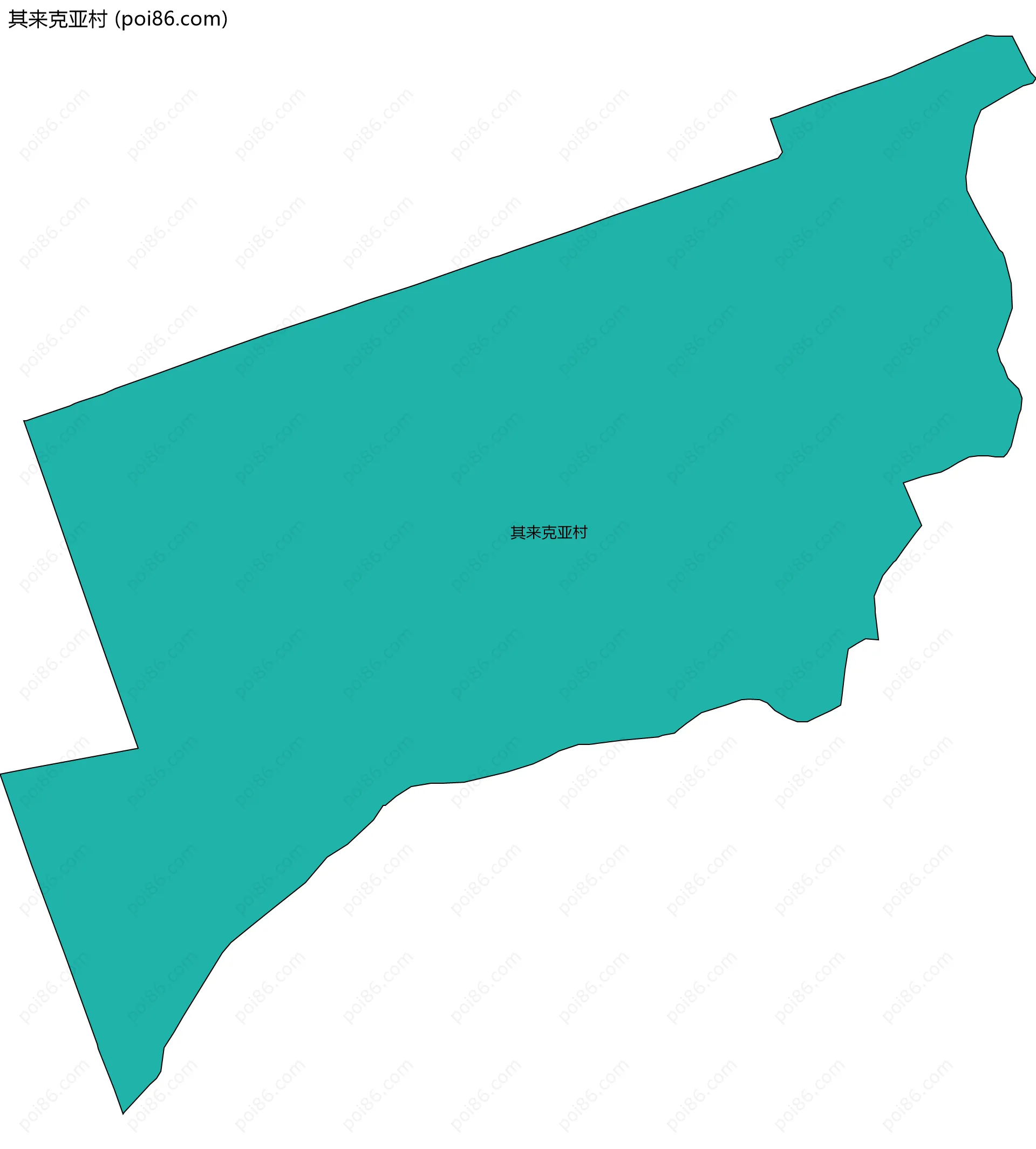 其来克亚村边界地图