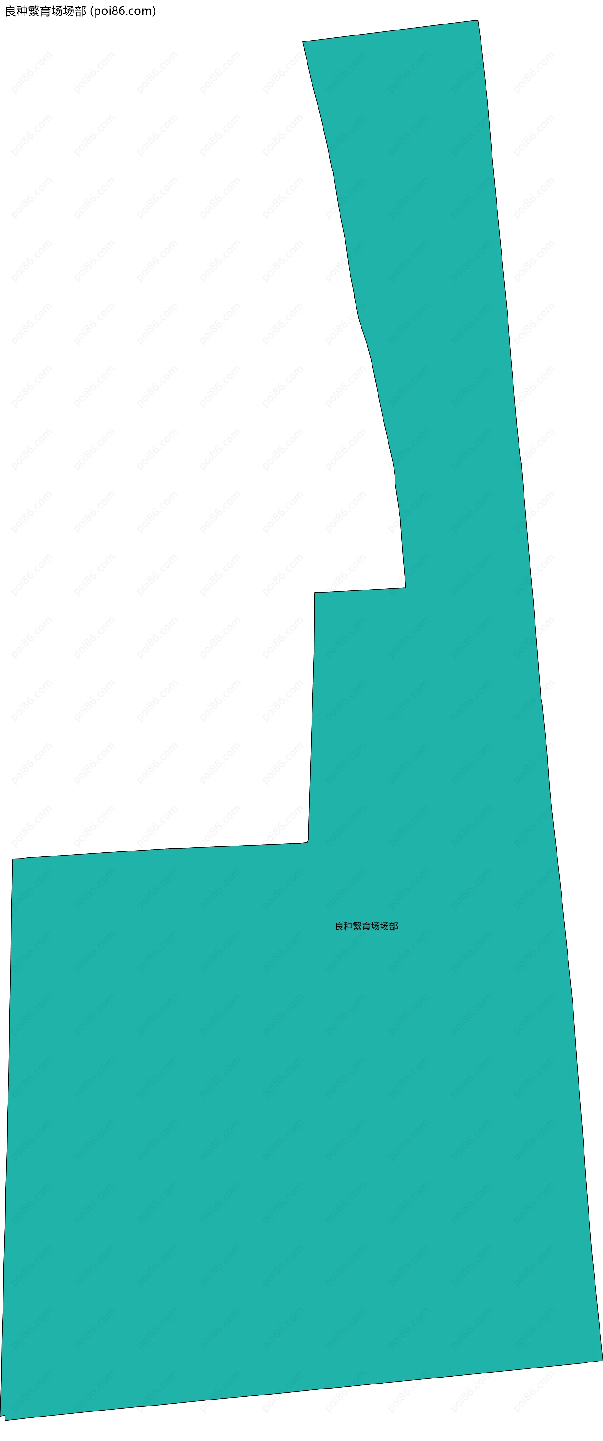 良种繁育场场部边界地图