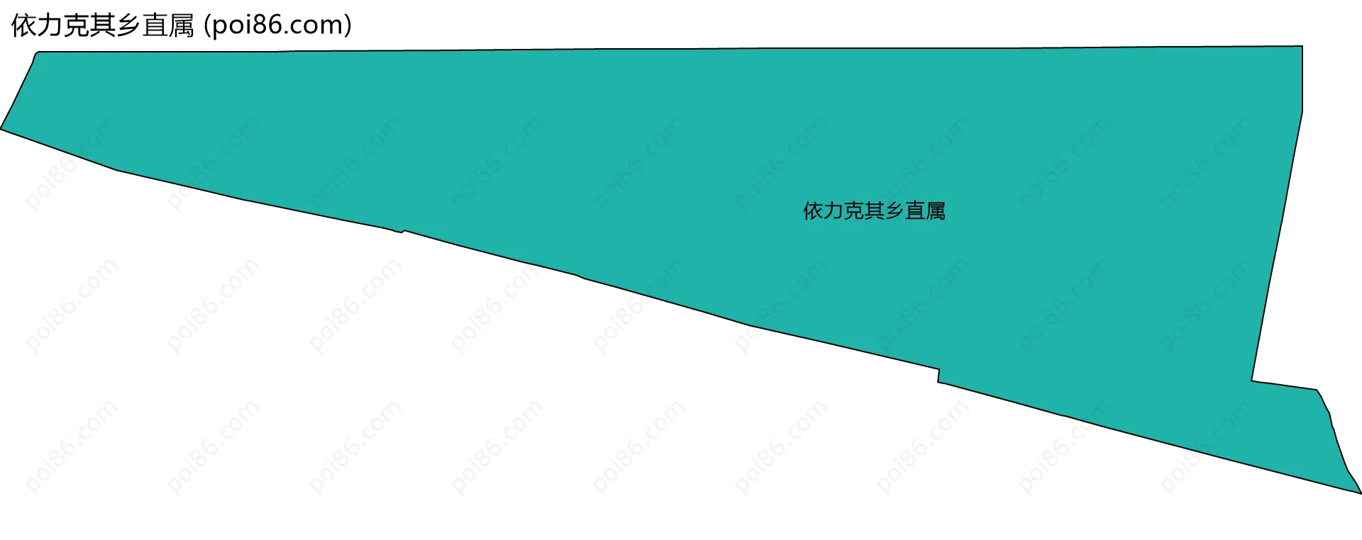 依力克其乡直属边界地图