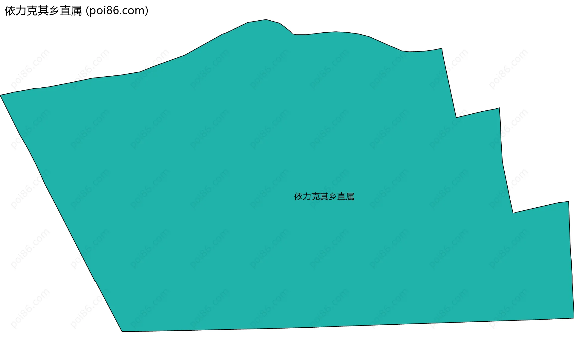 依力克其乡直属边界地图