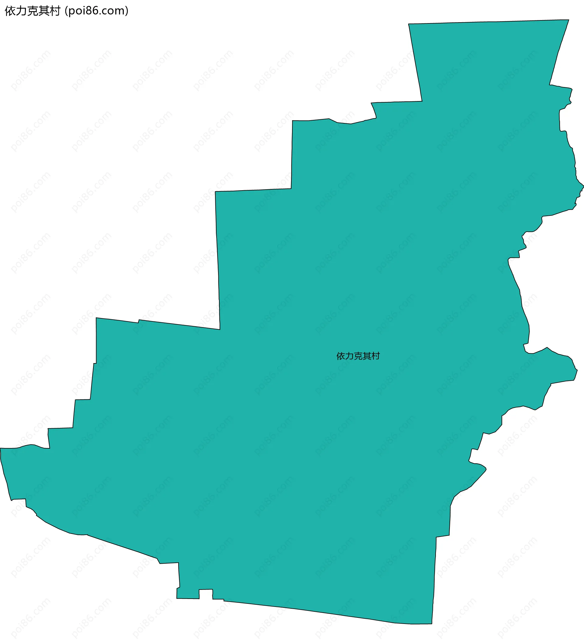 依力克其村边界地图