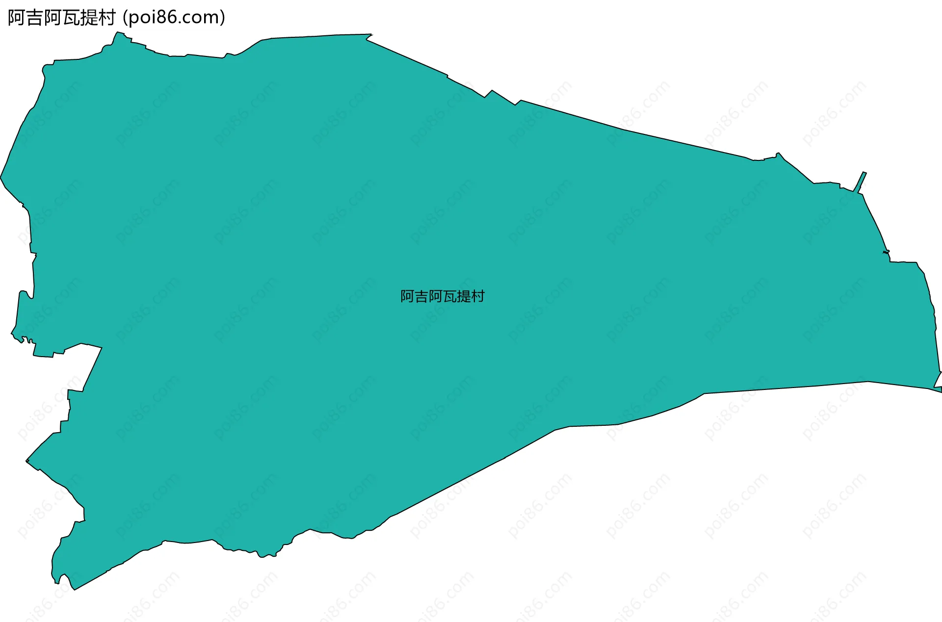 阿吉阿瓦提村边界地图