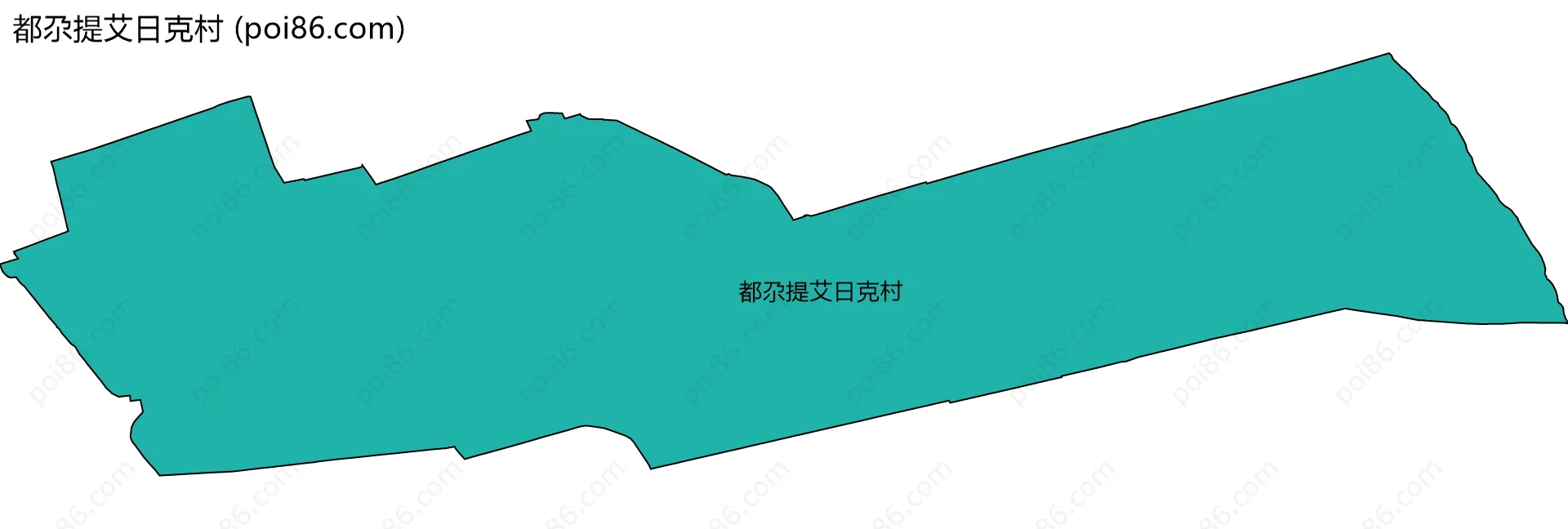 都尕提艾日克村边界地图