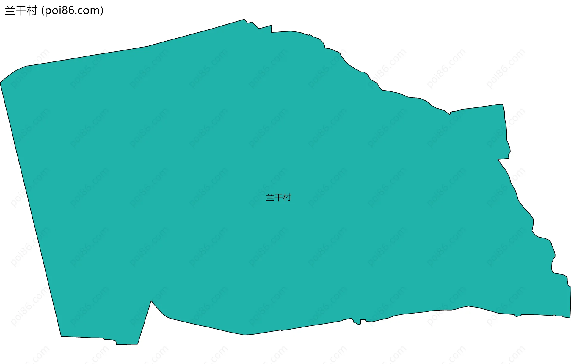 兰干村边界地图