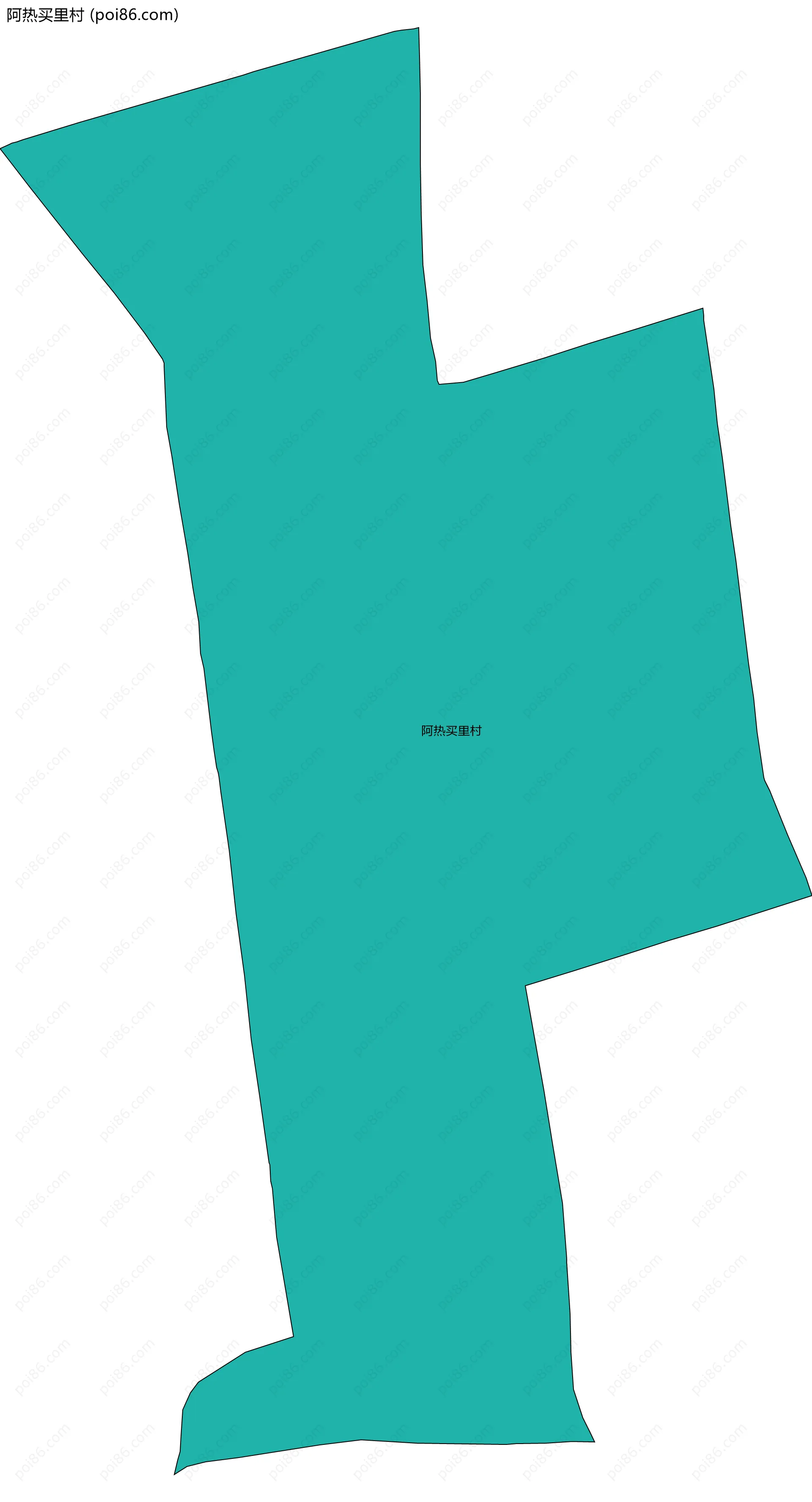 阿热买里村边界地图