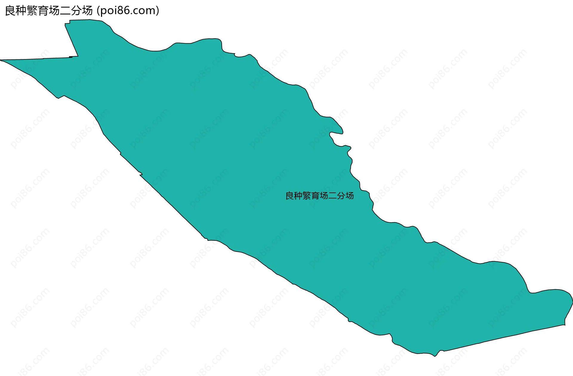 良种繁育场二分场边界地图