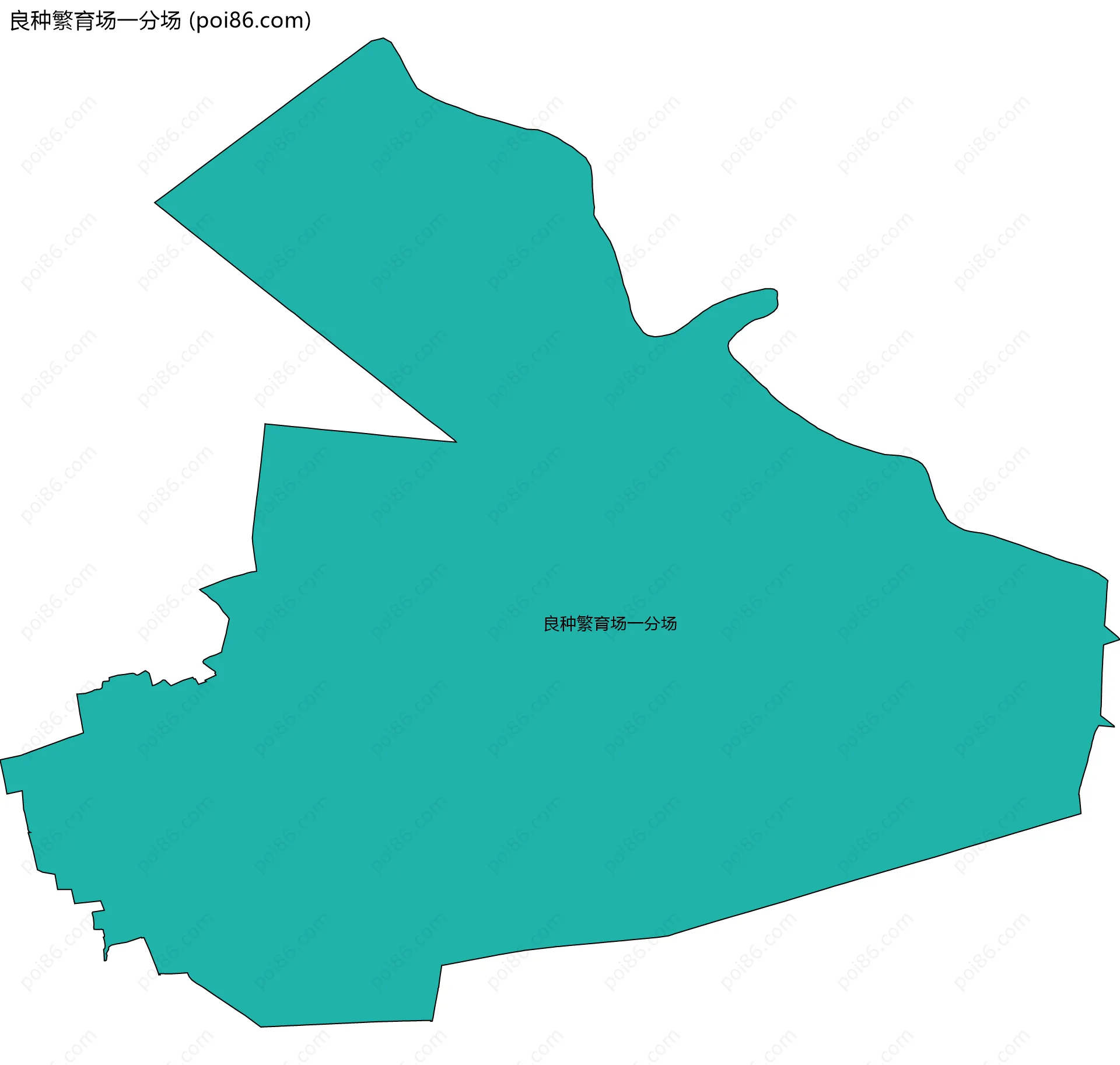 良种繁育场一分场边界地图