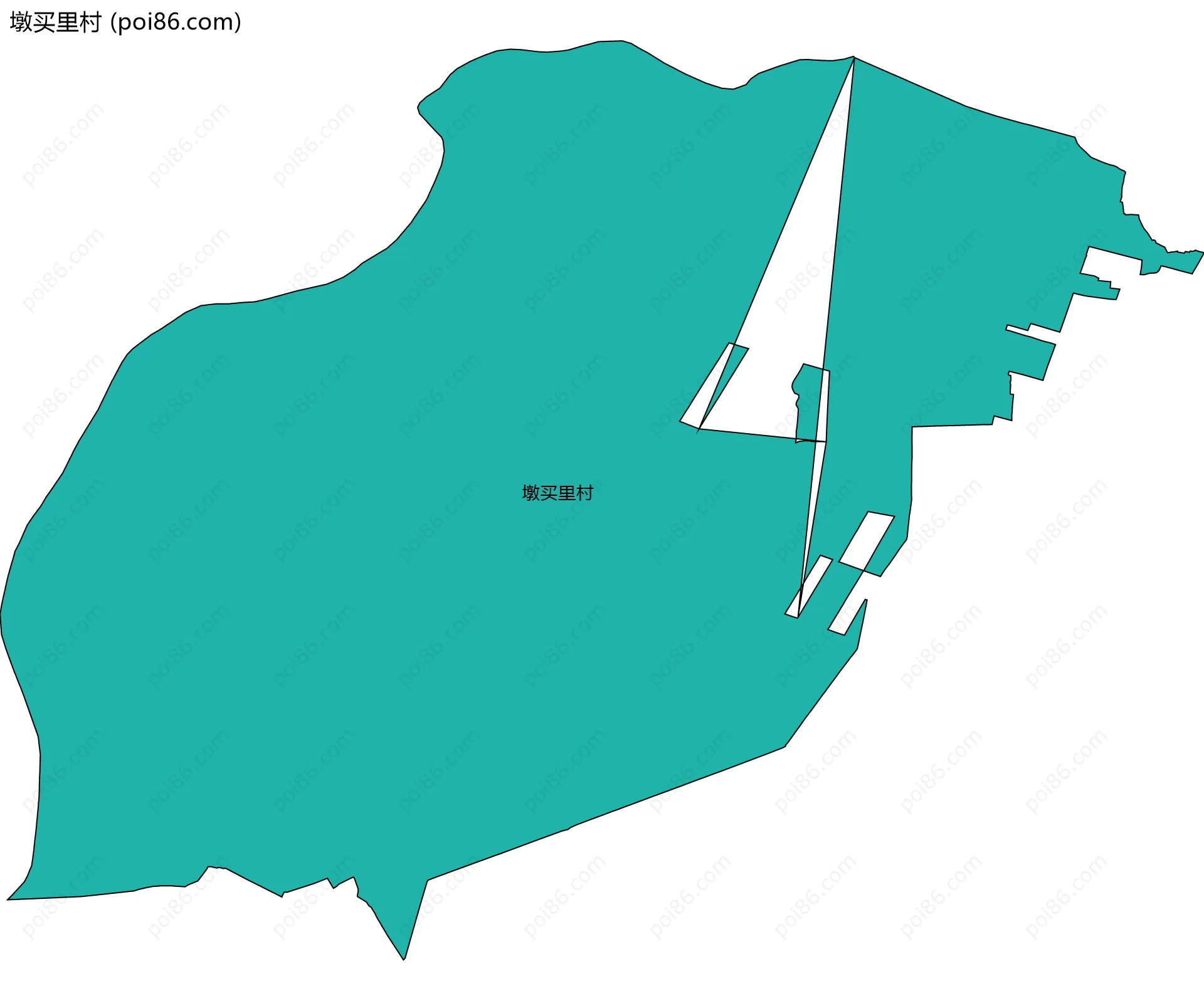 墩买里村边界地图