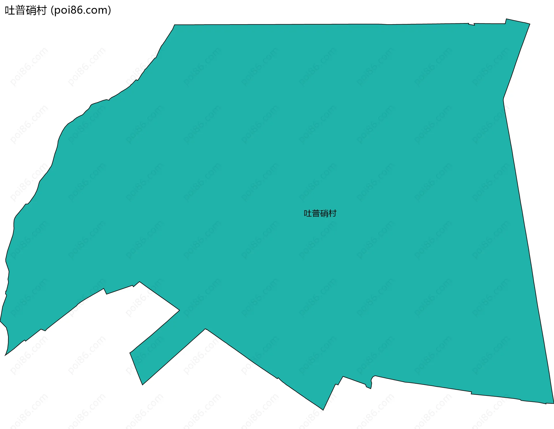 吐普硝村边界地图
