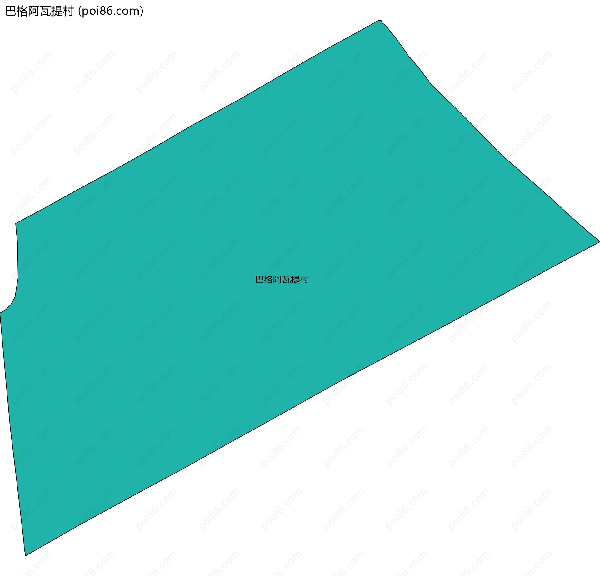 巴格阿瓦提村边界地图