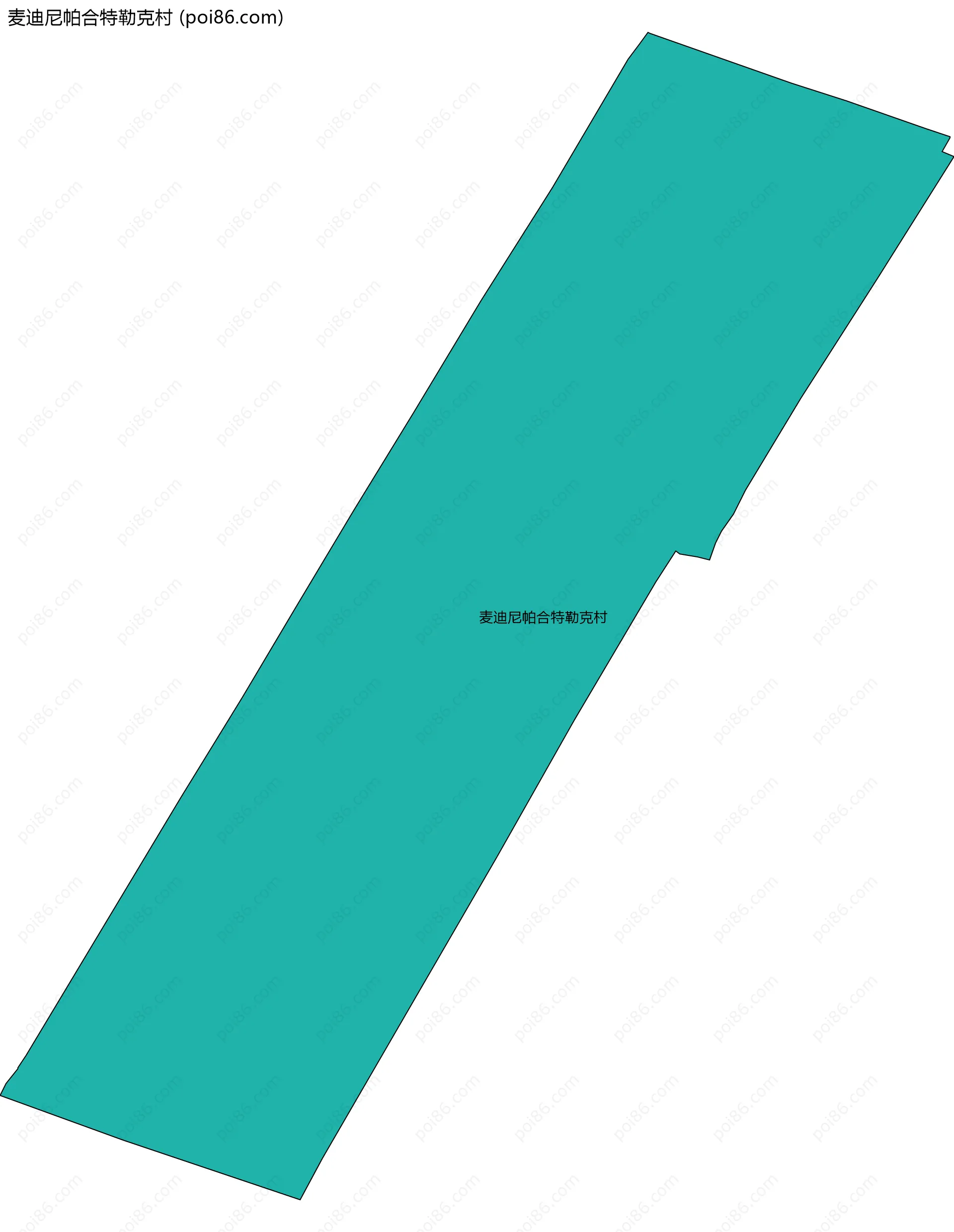 麦迪尼帕合特勒克村边界地图