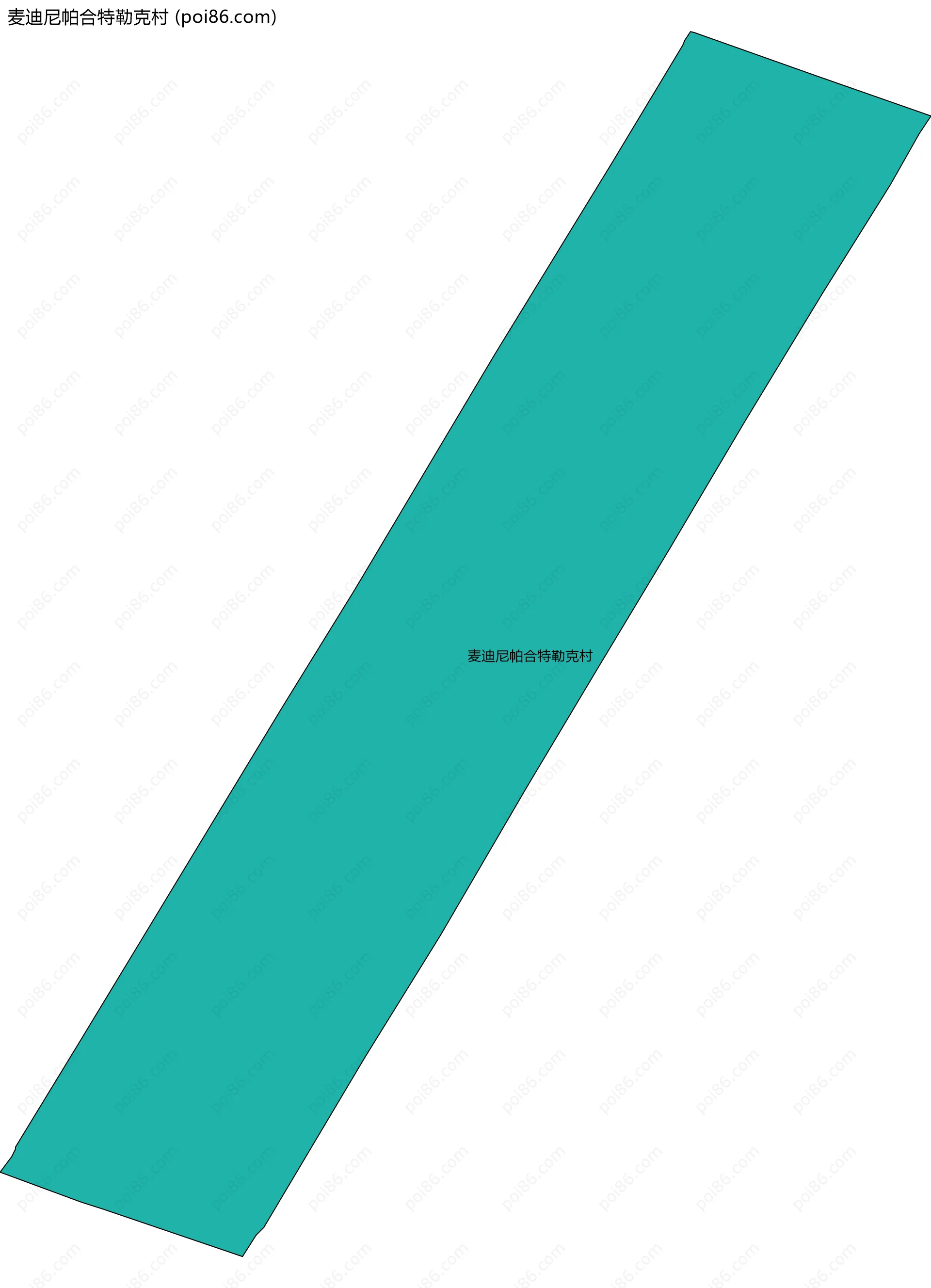 麦迪尼帕合特勒克村边界地图