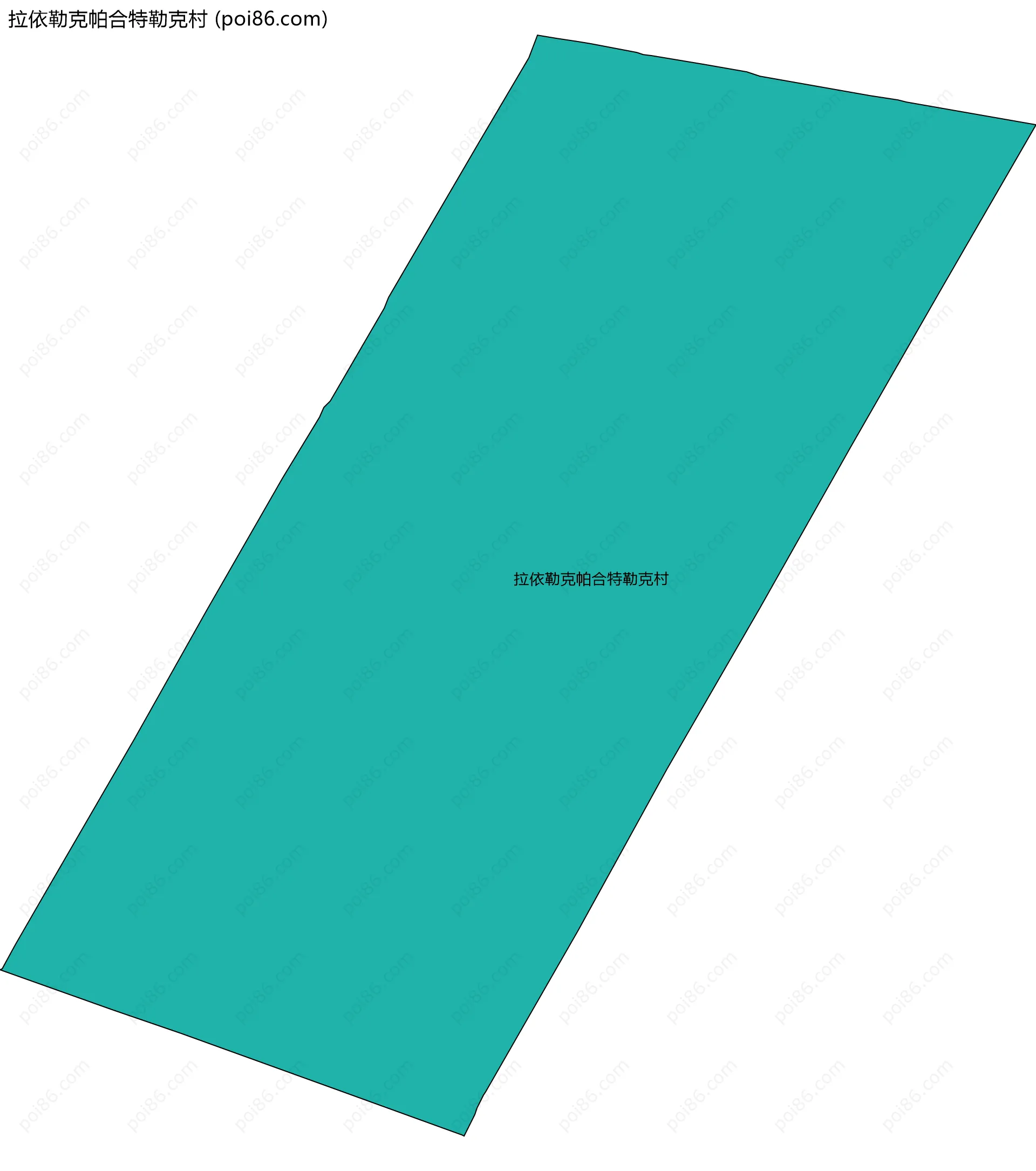 拉依勒克帕合特勒克村边界地图