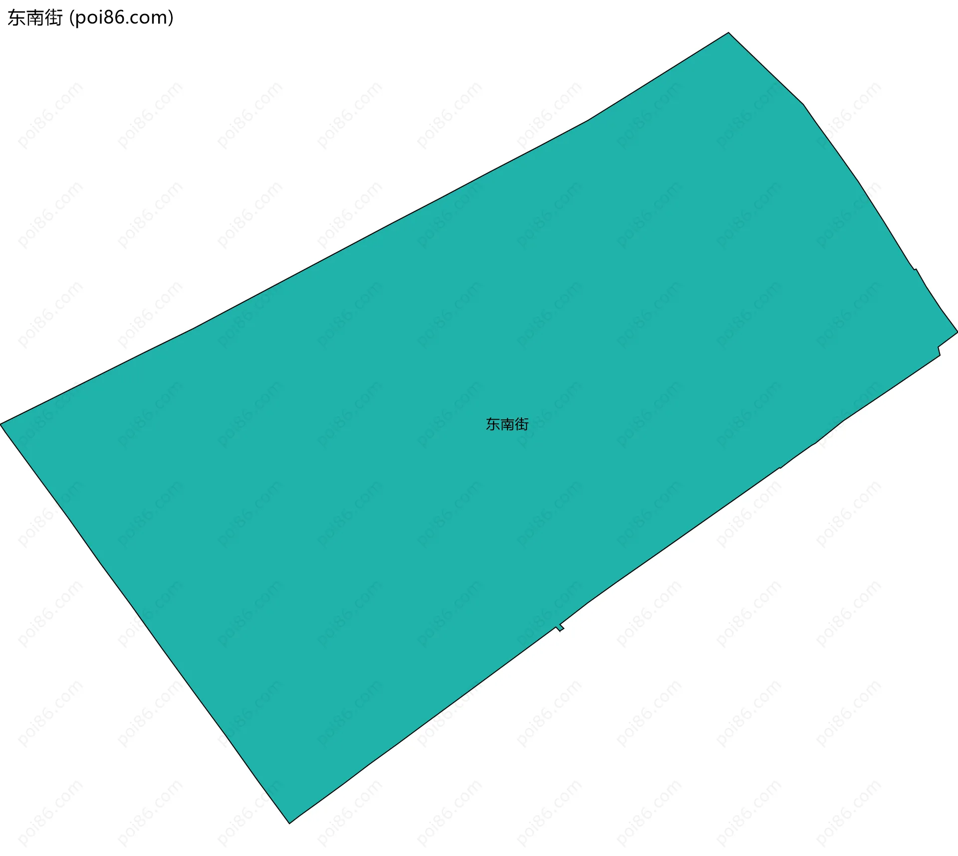 东南街边界地图