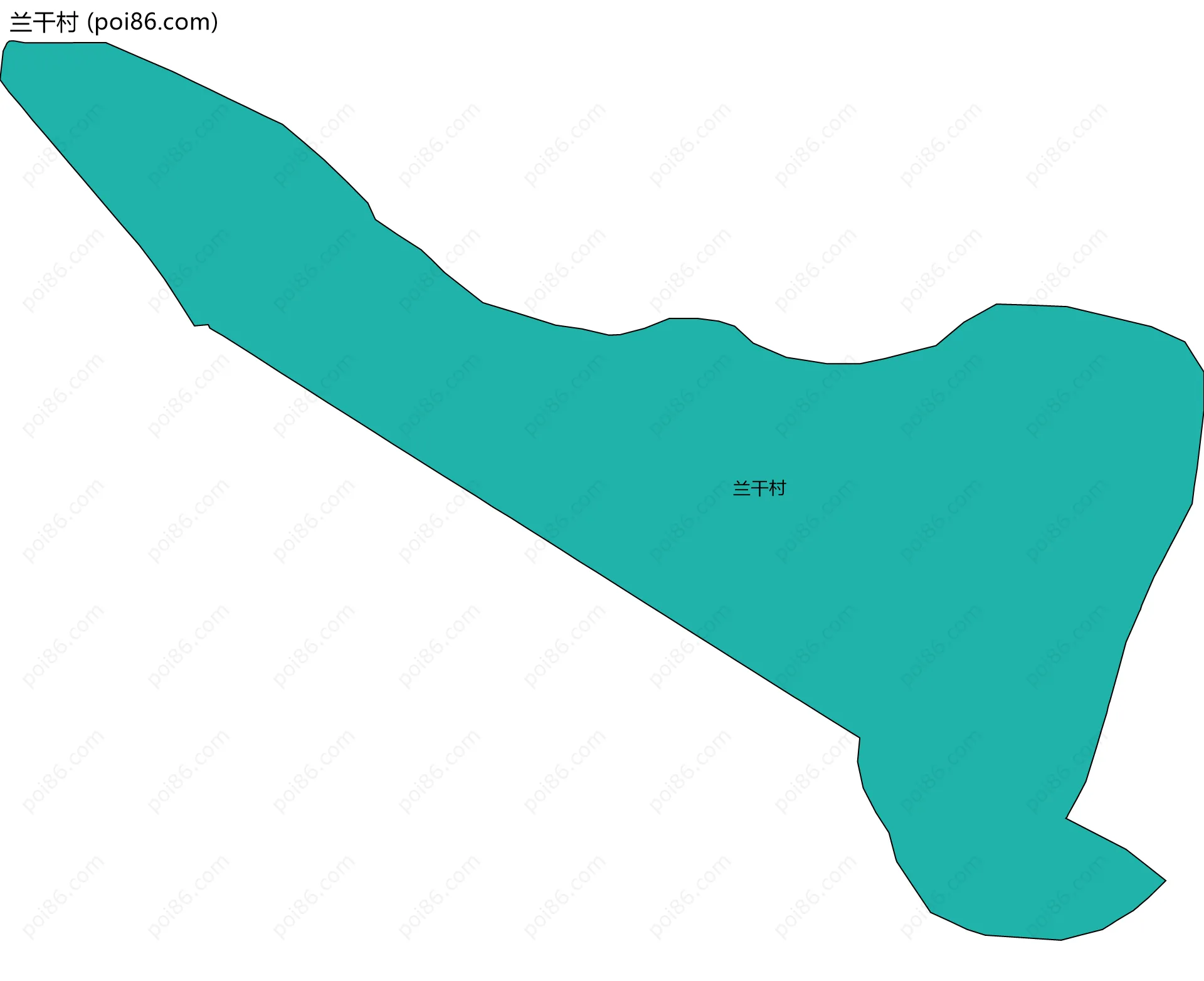 兰干村边界地图
