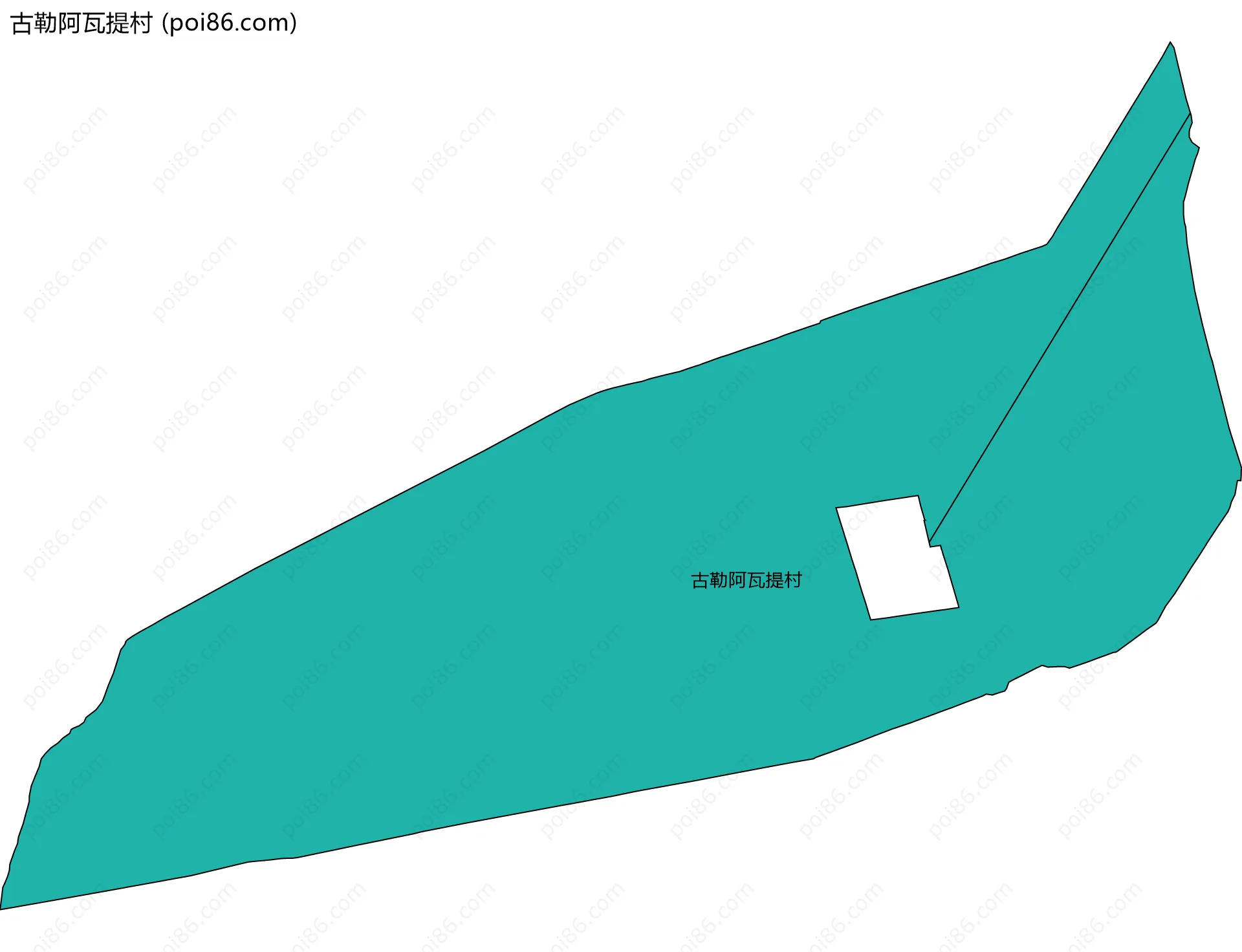 古勒阿瓦提村边界地图