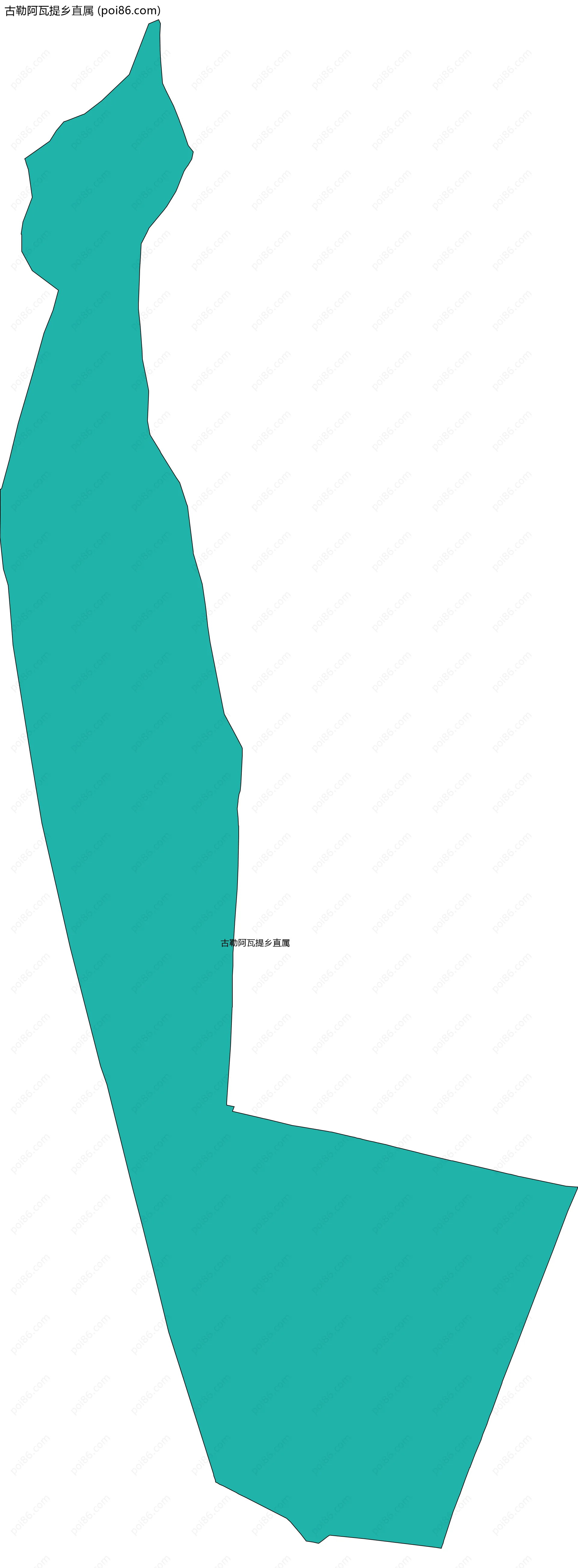 古勒阿瓦提乡直属边界地图