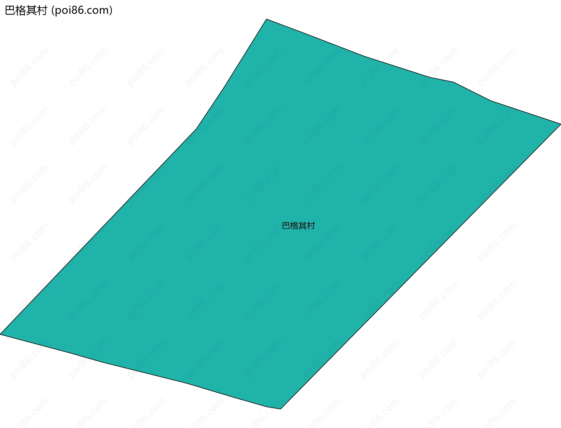 巴格其村边界地图
