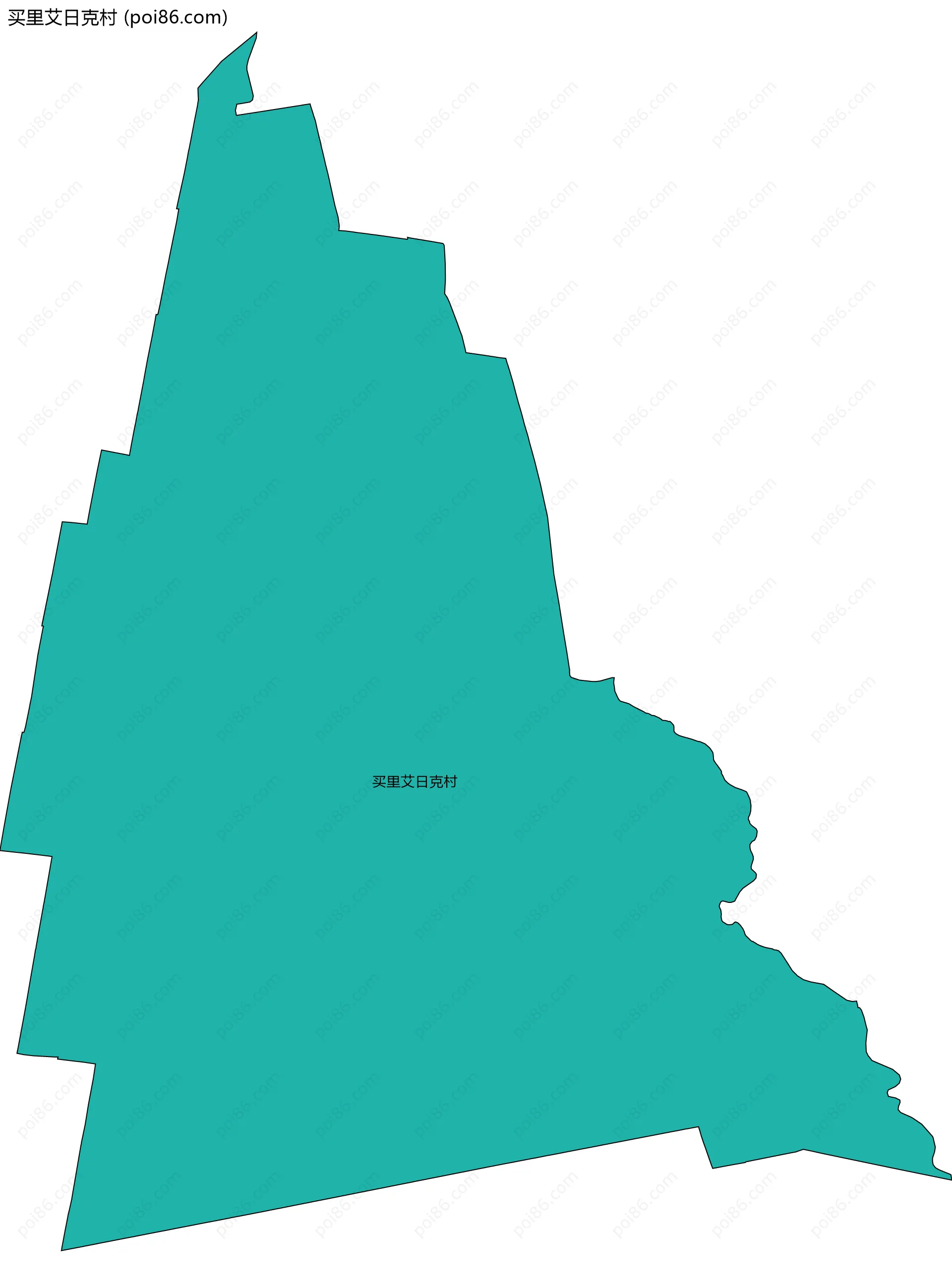 买里艾日克村边界地图