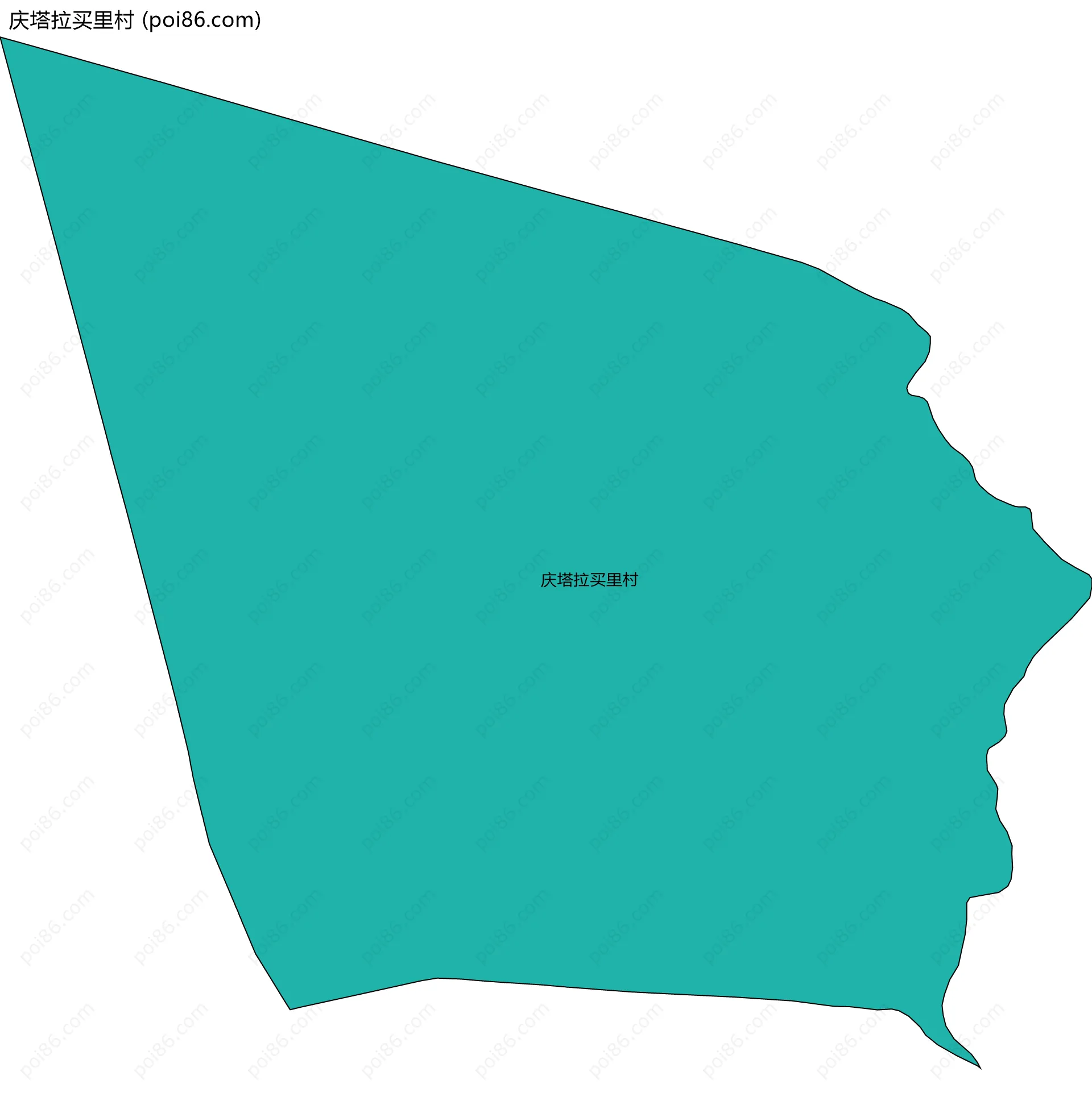 庆塔拉买里村边界地图