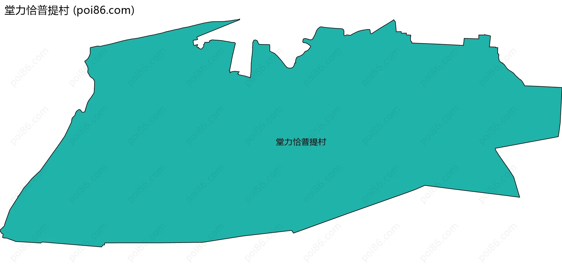 堂力恰普提村边界地图