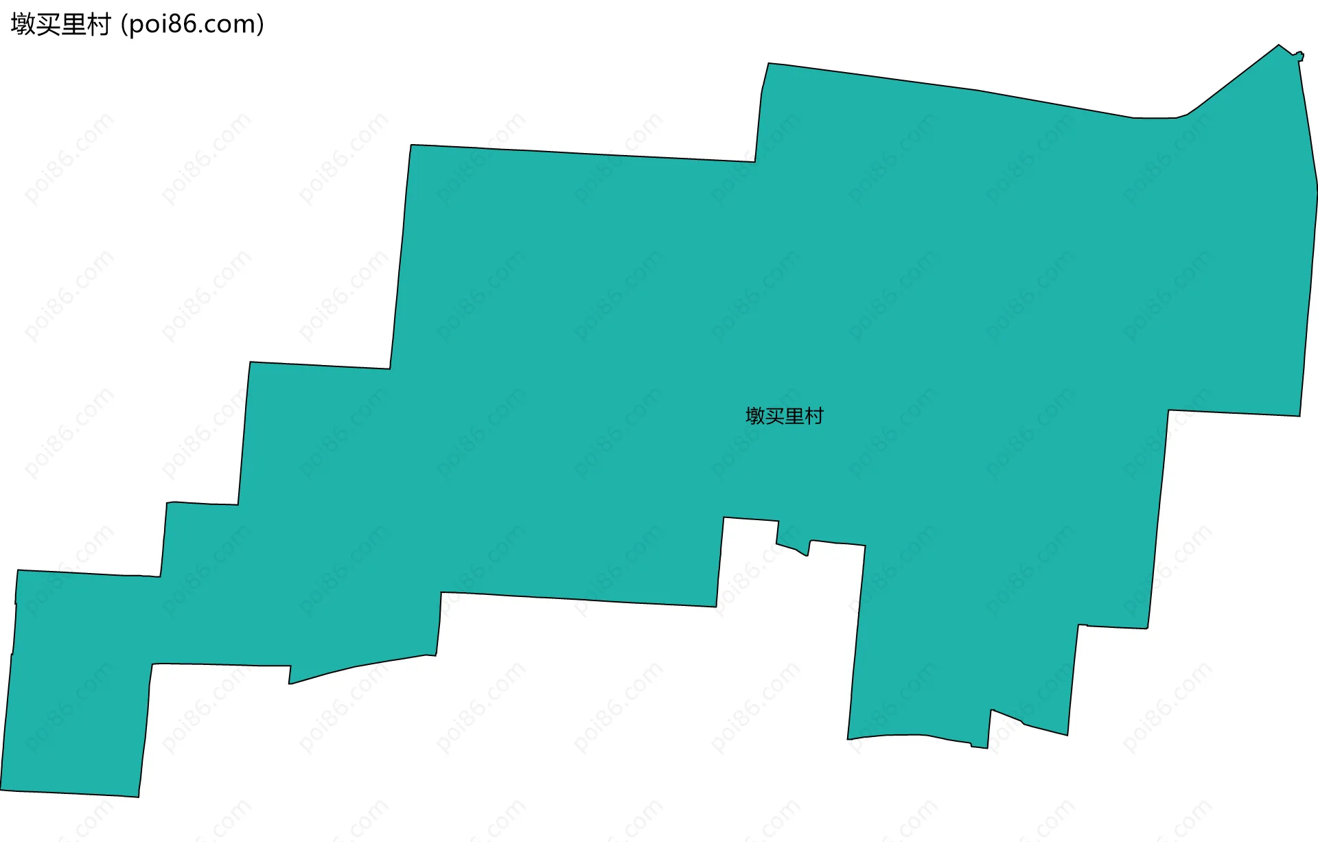 墩买里村边界地图