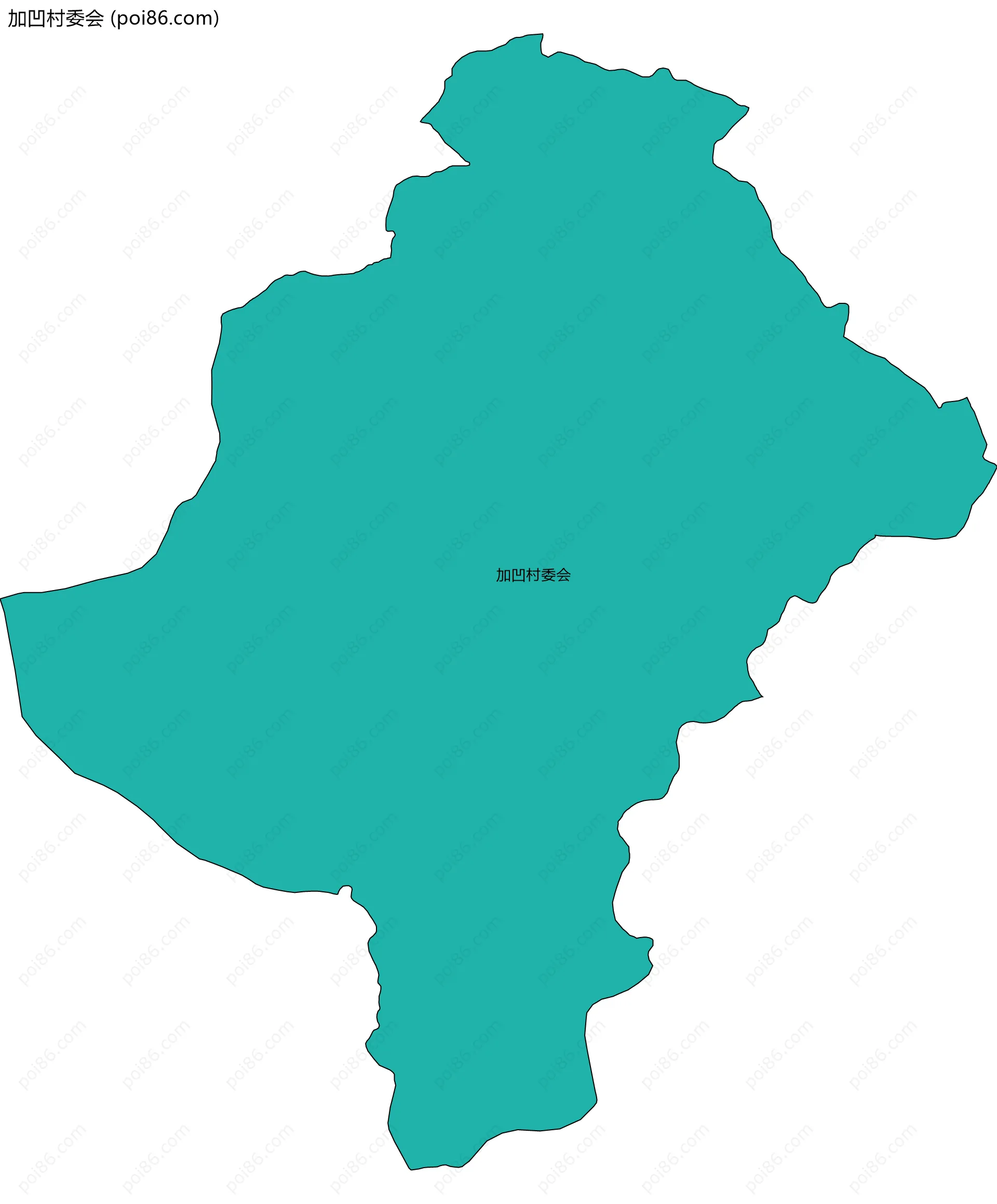 加凹村委会边界地图