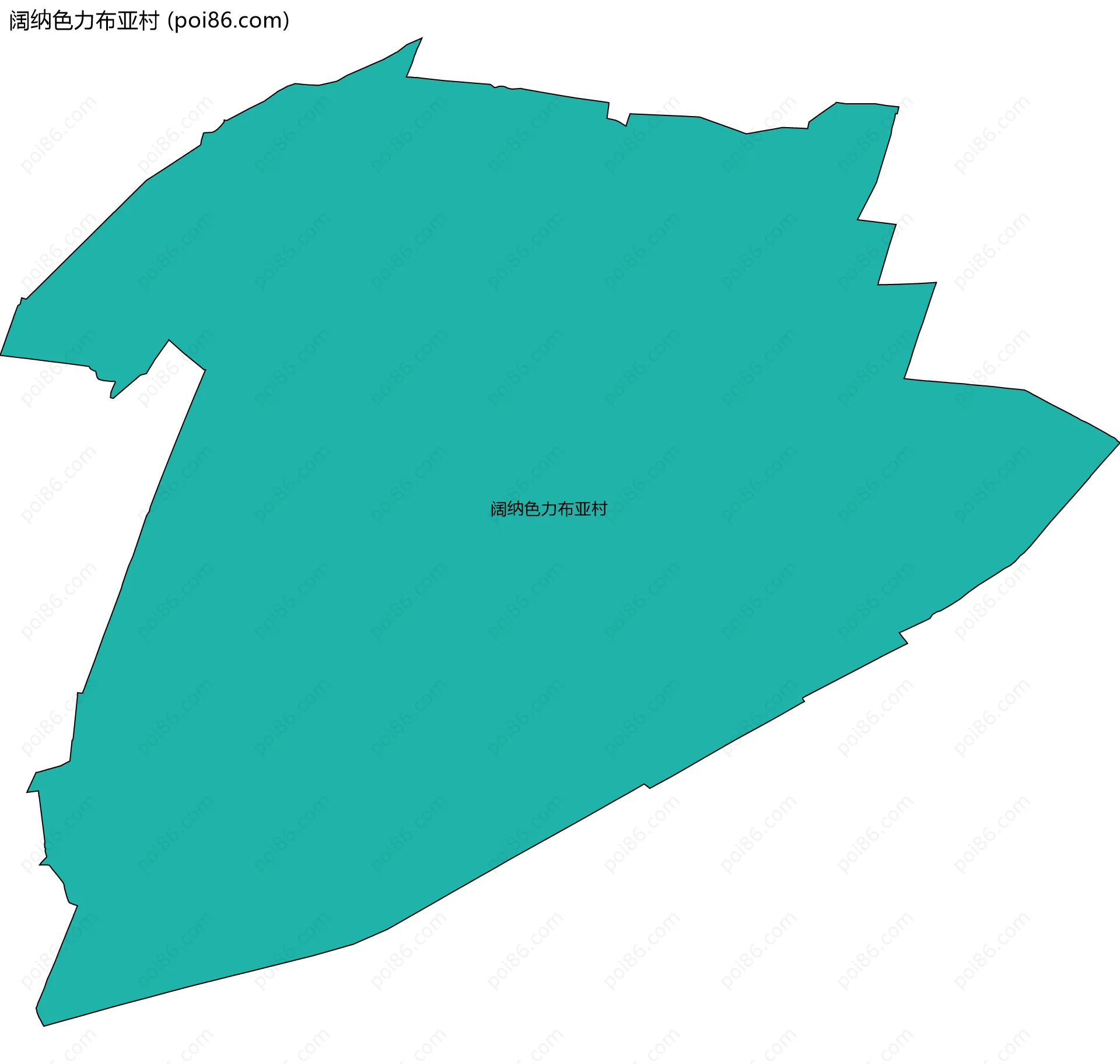 阔纳色力布亚村边界地图