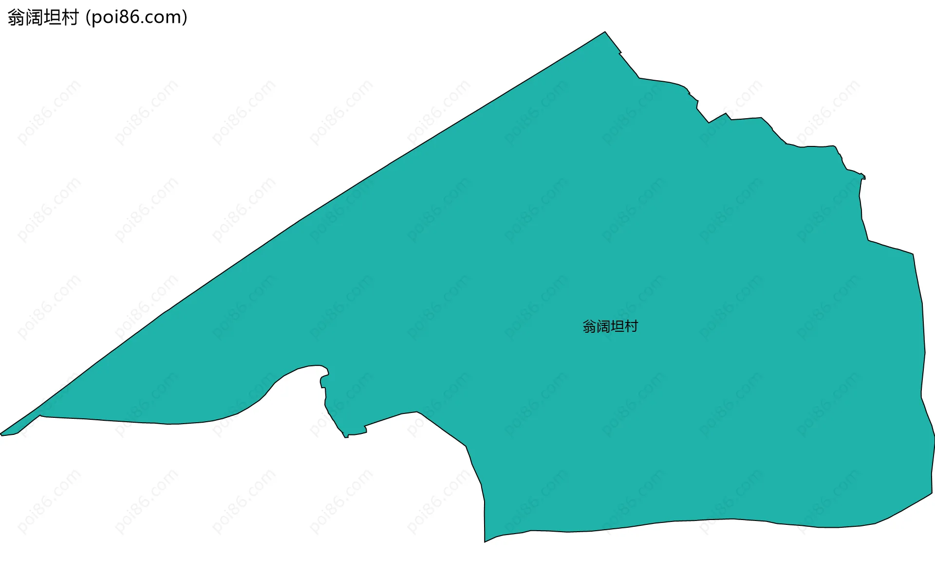 翁阔坦村边界地图