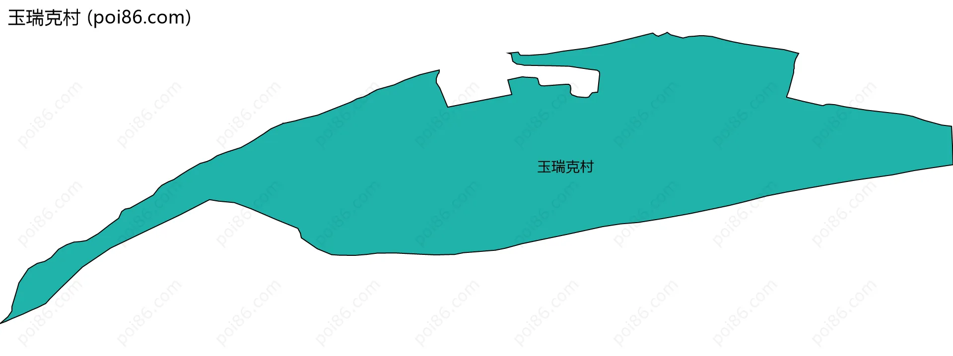 玉瑞克村边界地图
