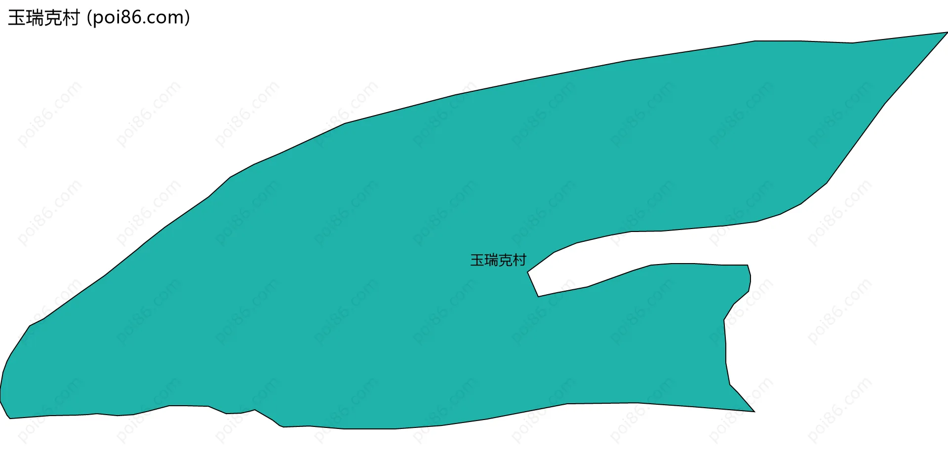 玉瑞克村边界地图