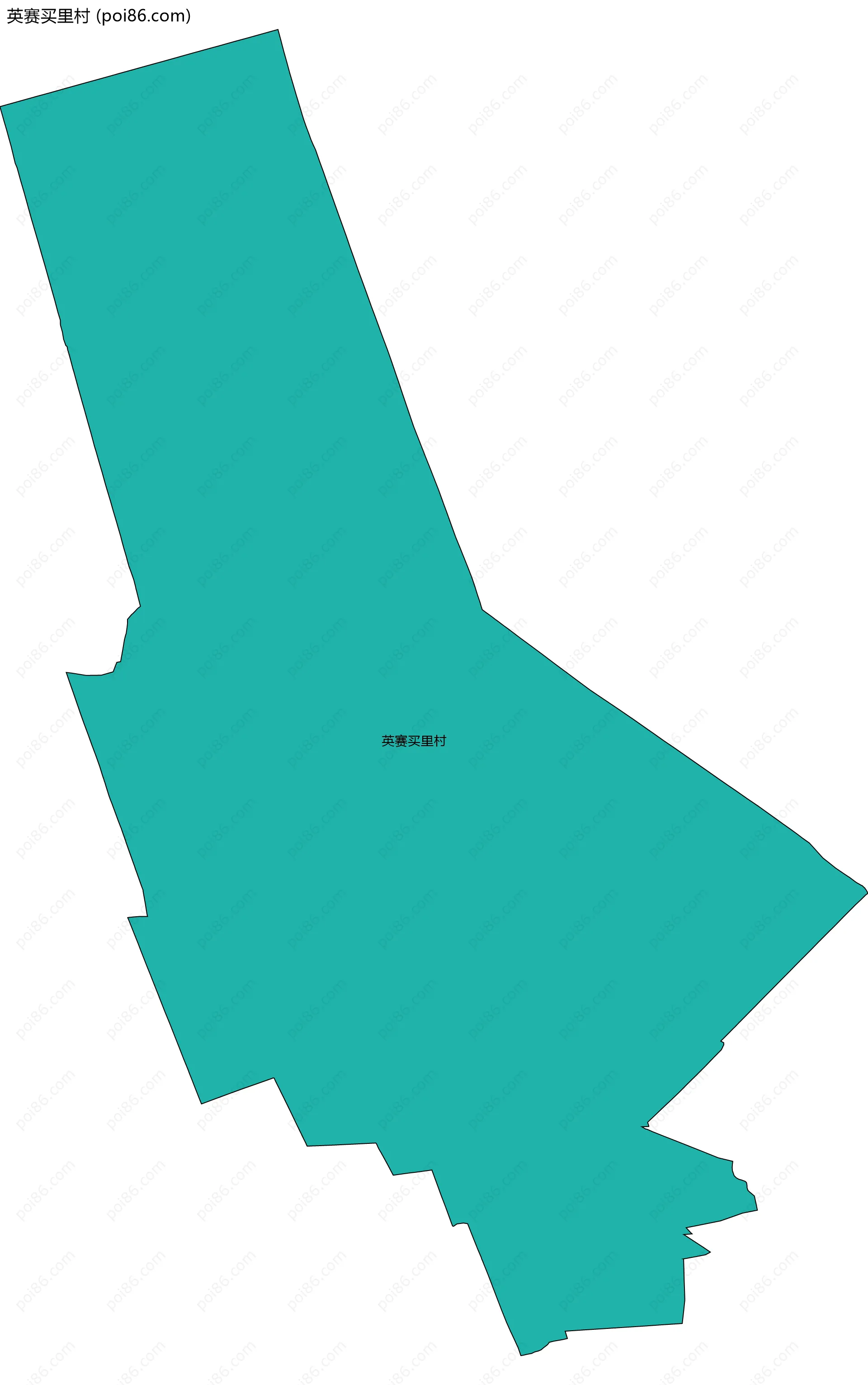 英赛买里村边界地图