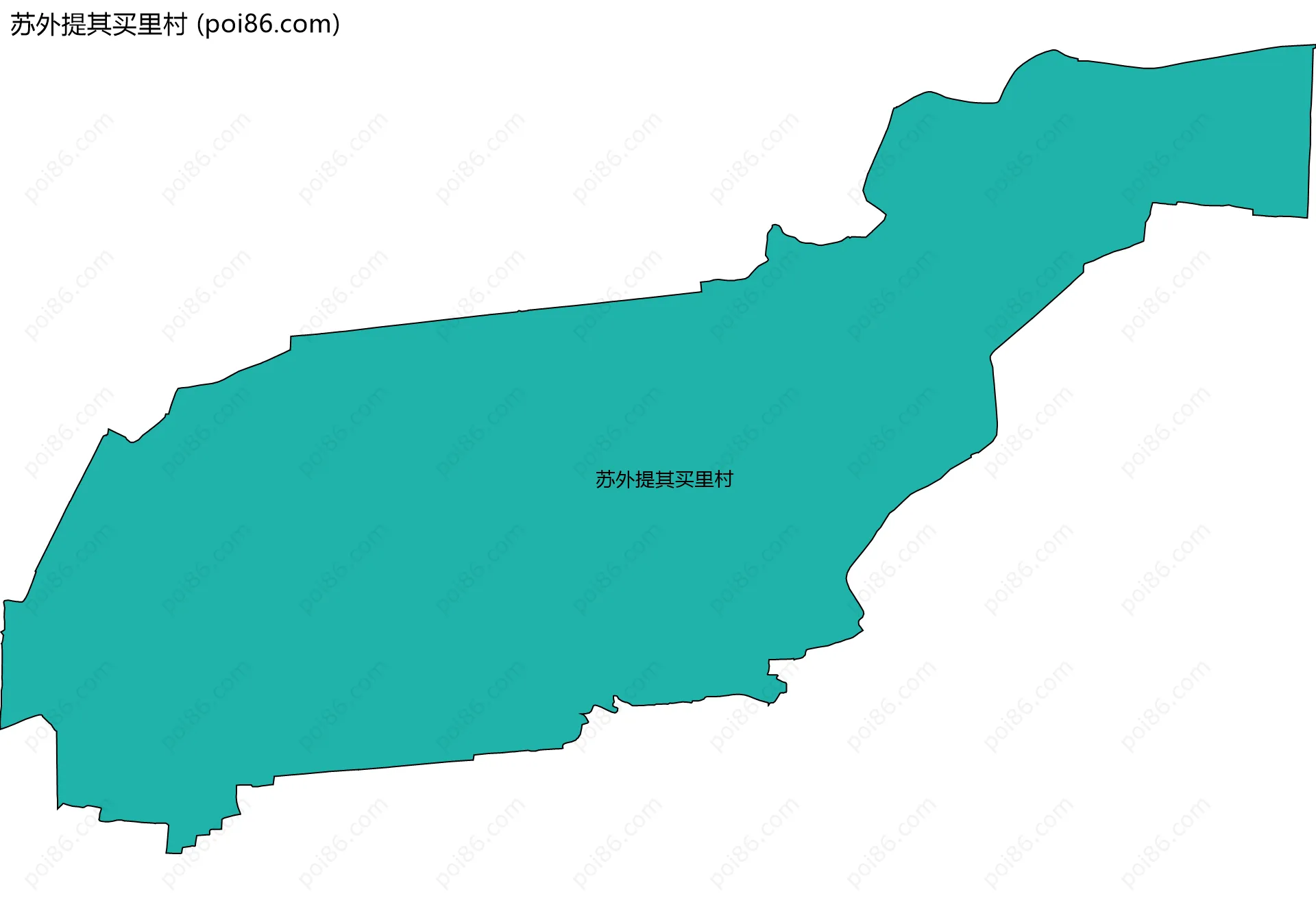 苏外提其买里村边界地图