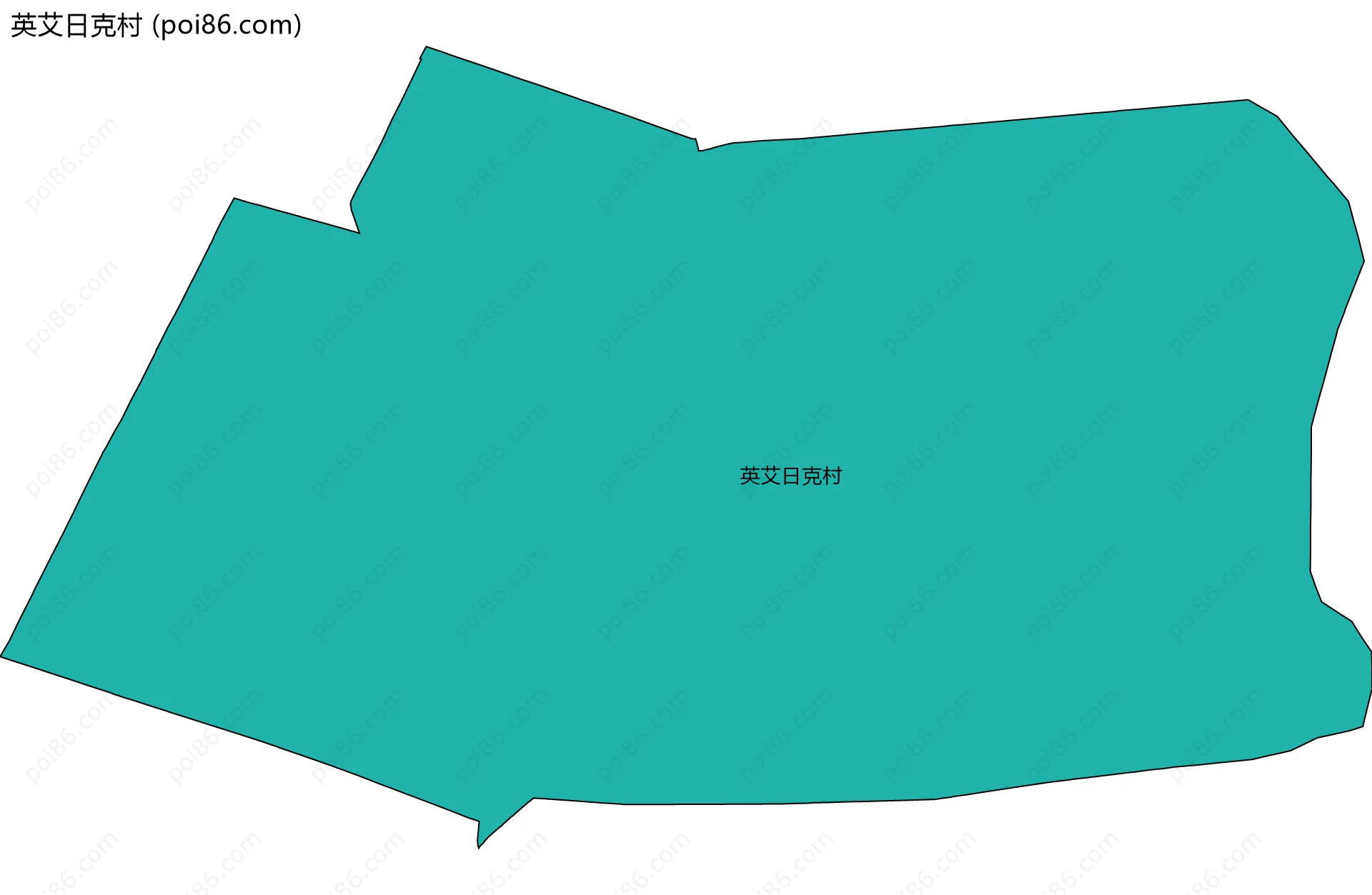 英艾日克村边界地图
