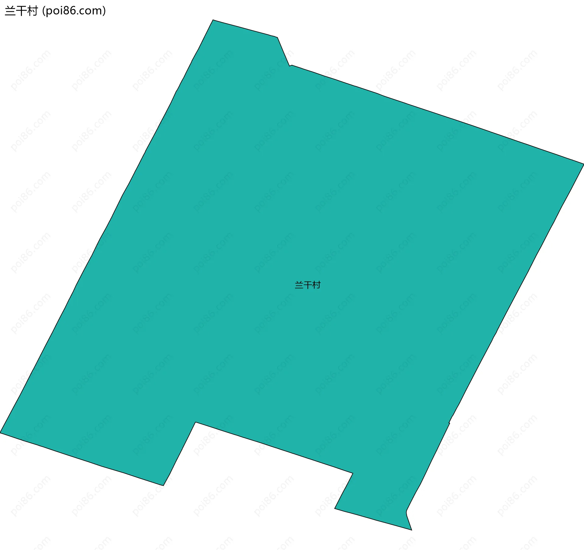 兰干村边界地图