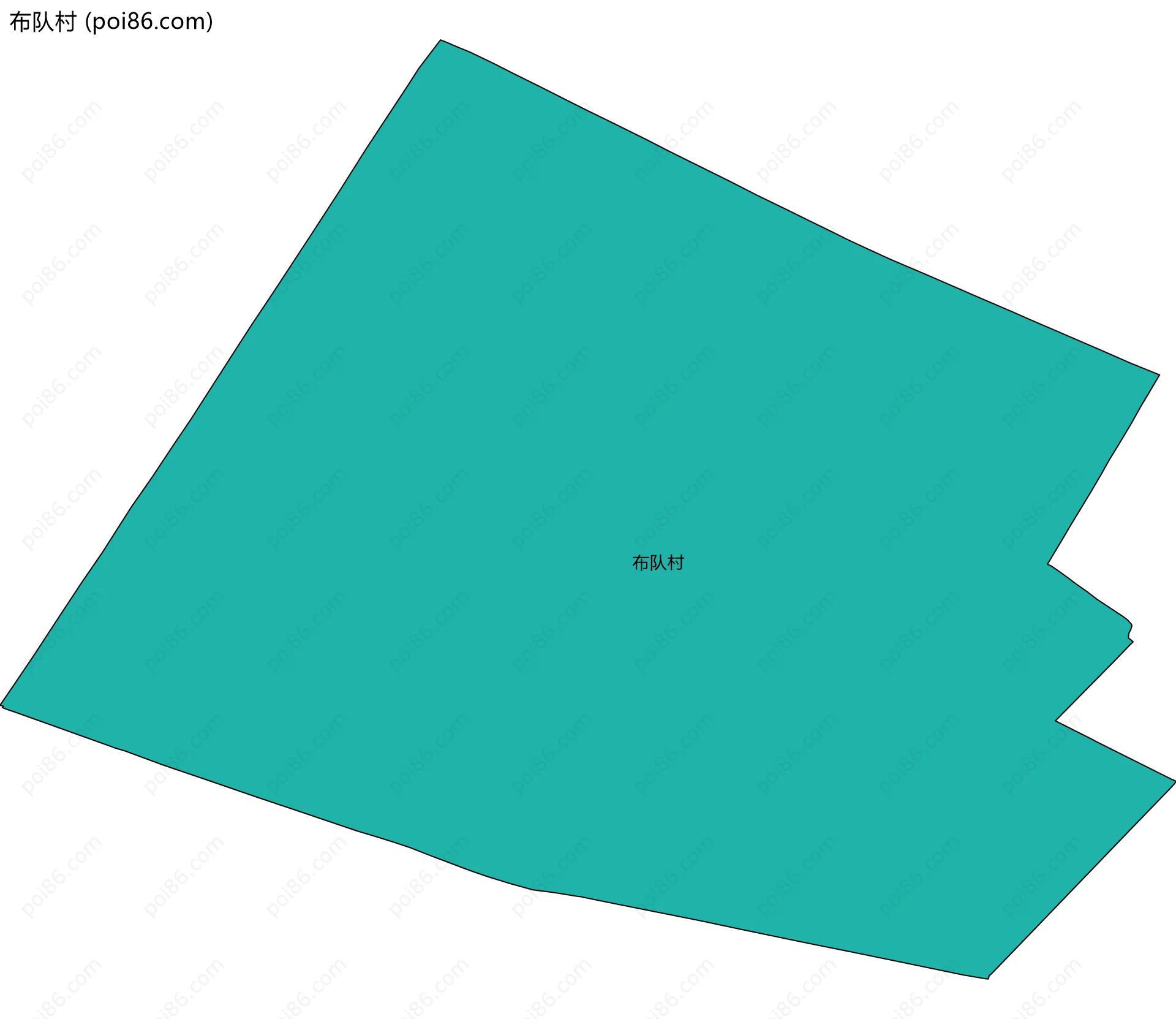 布队村边界地图