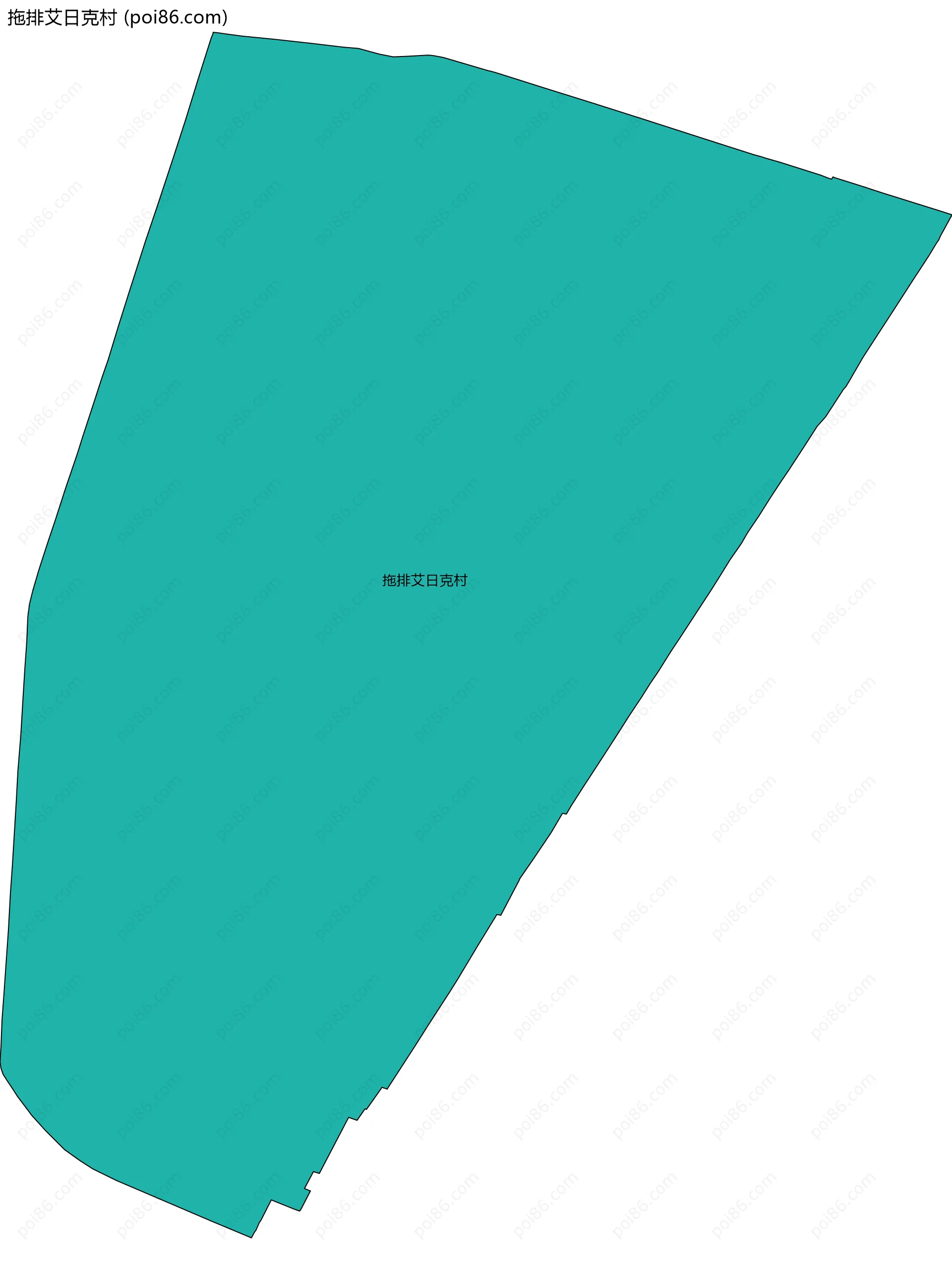 拖排艾日克村边界地图