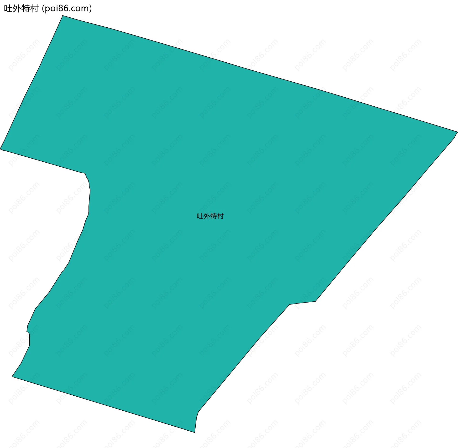 吐外特村边界地图
