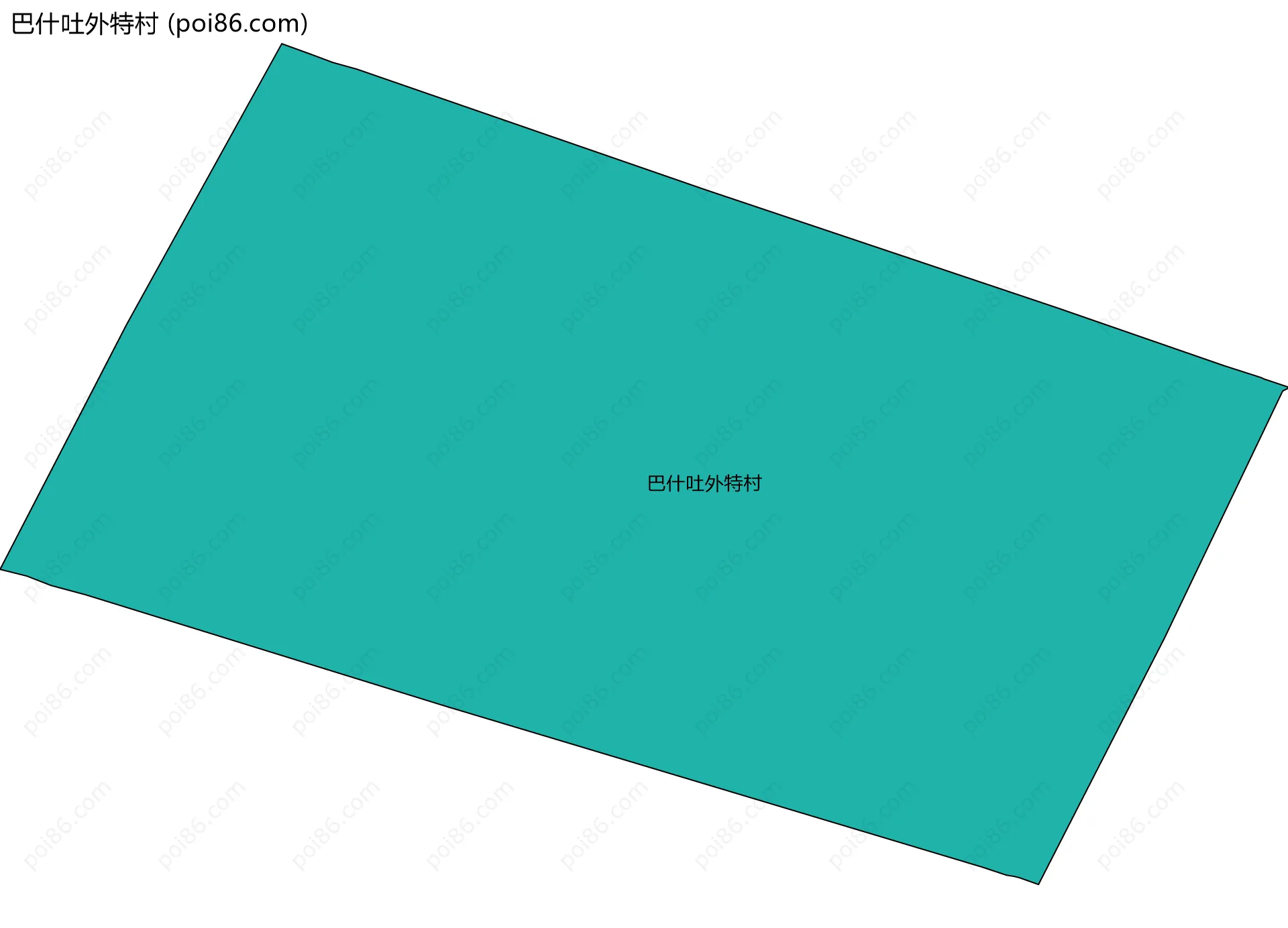 巴什吐外特村边界地图