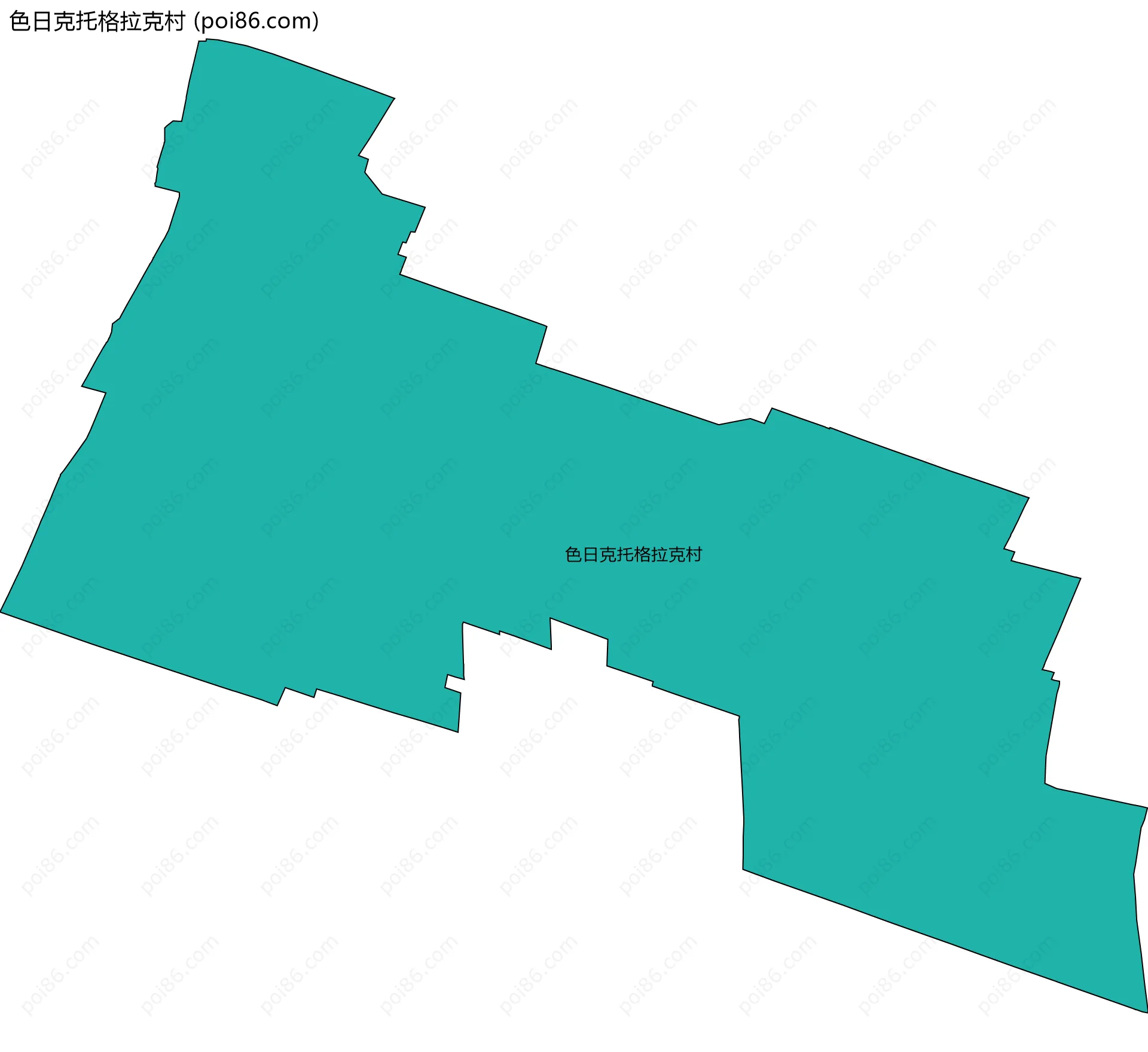 色日克托格拉克村边界地图