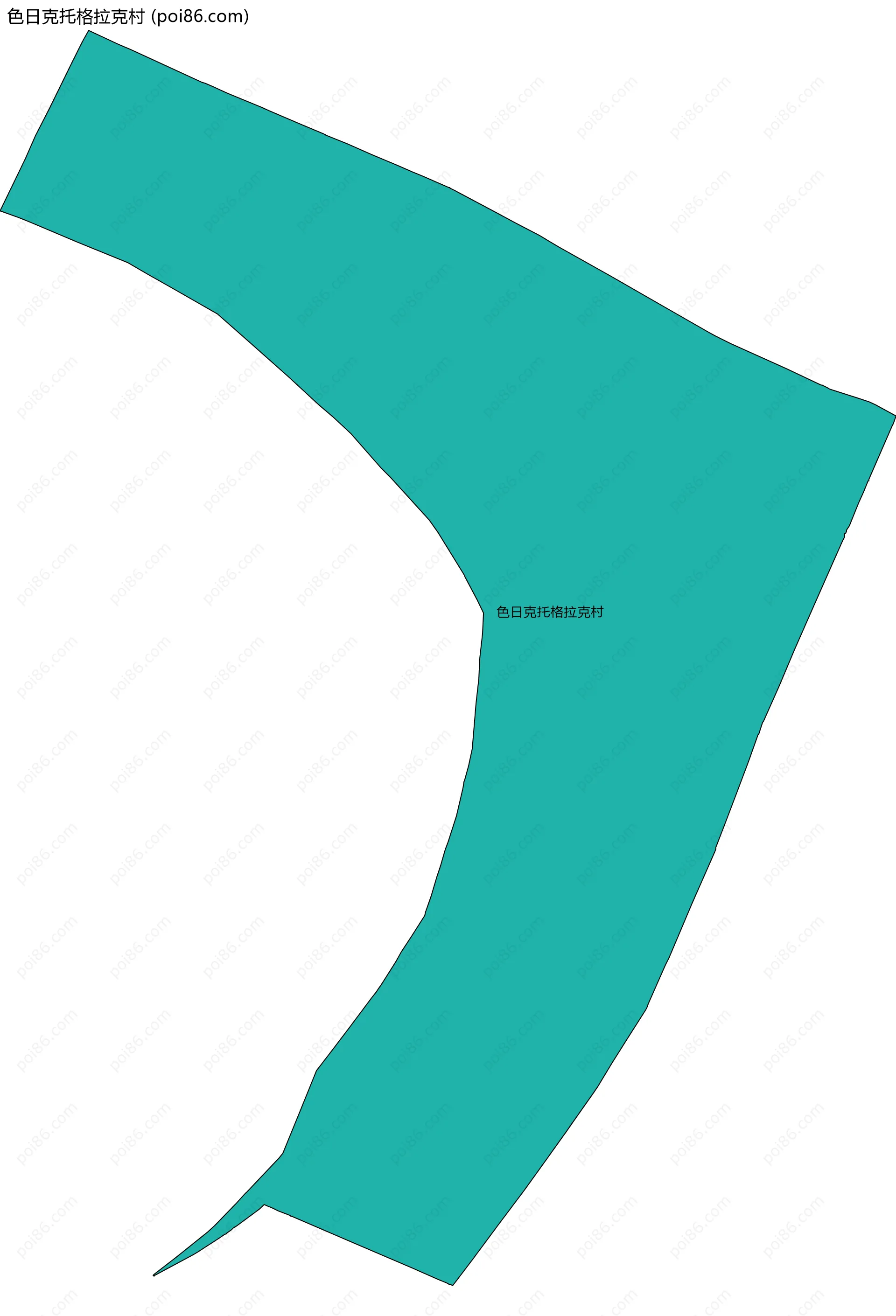 色日克托格拉克村边界地图